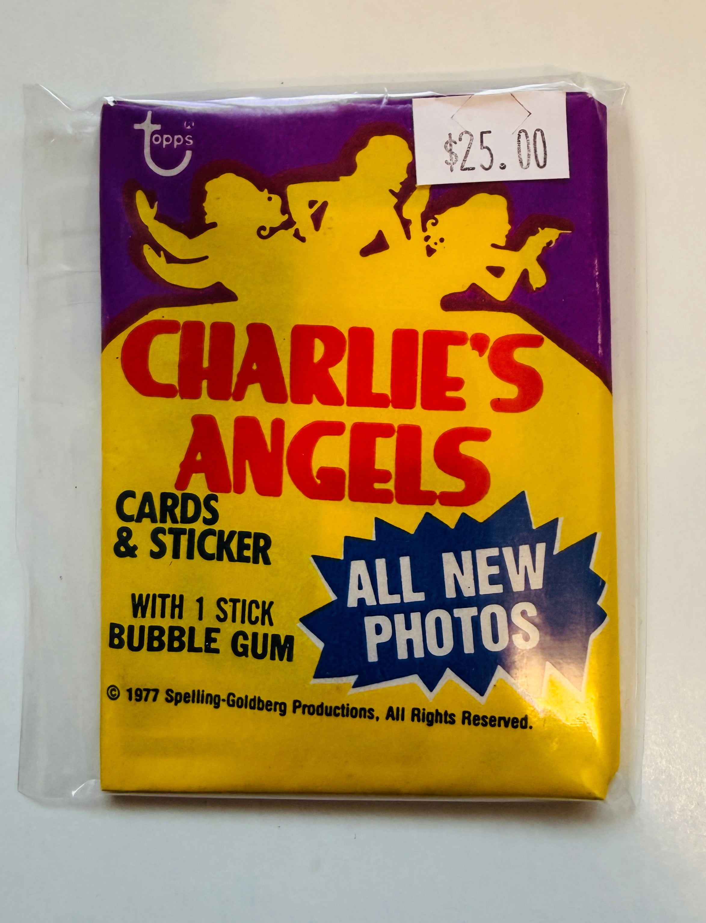 Charlie’s Angels TV show series 3 sealed photo cards pack 1977