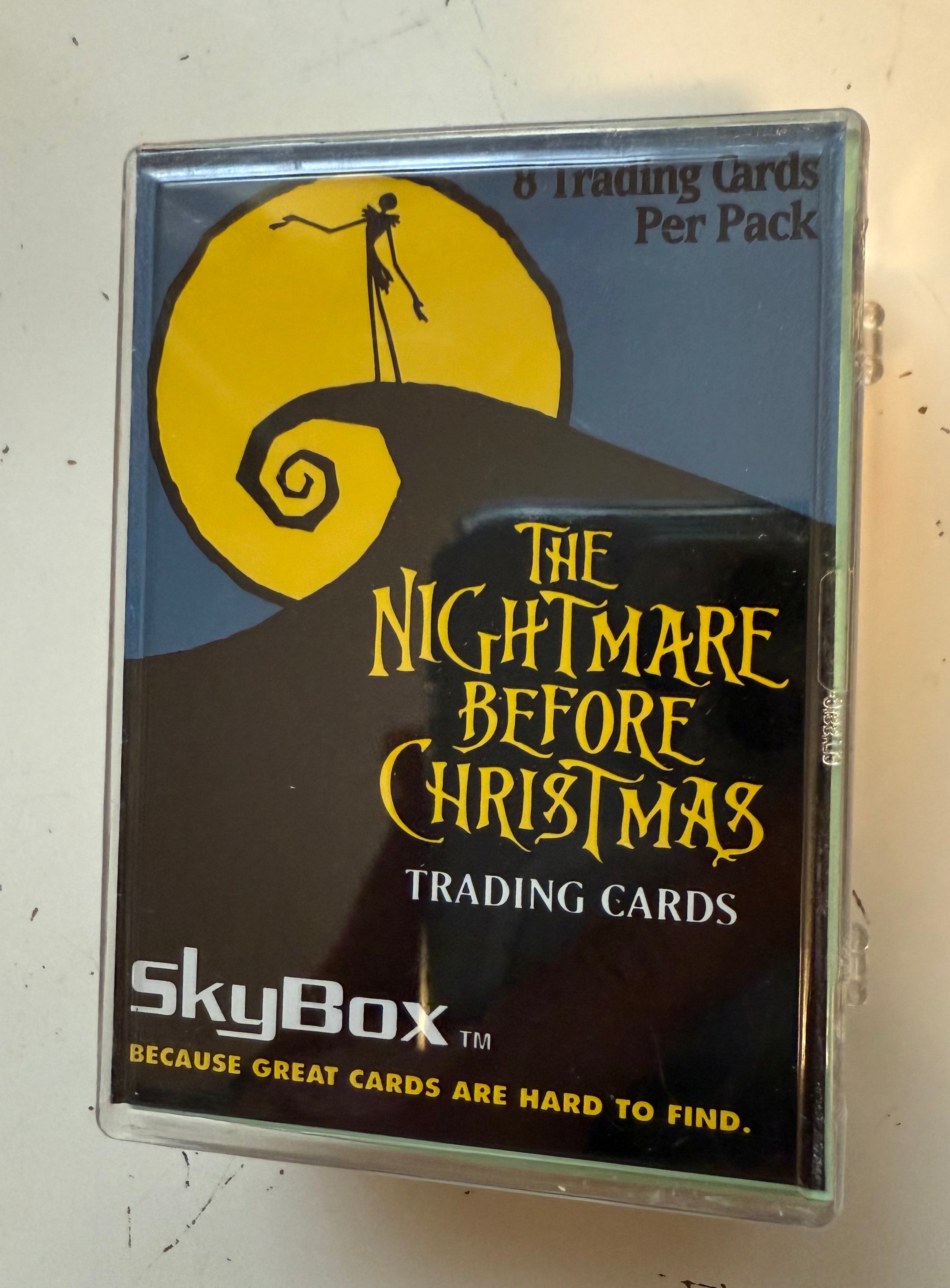 Nightmare before Christmas movie cards set 1993