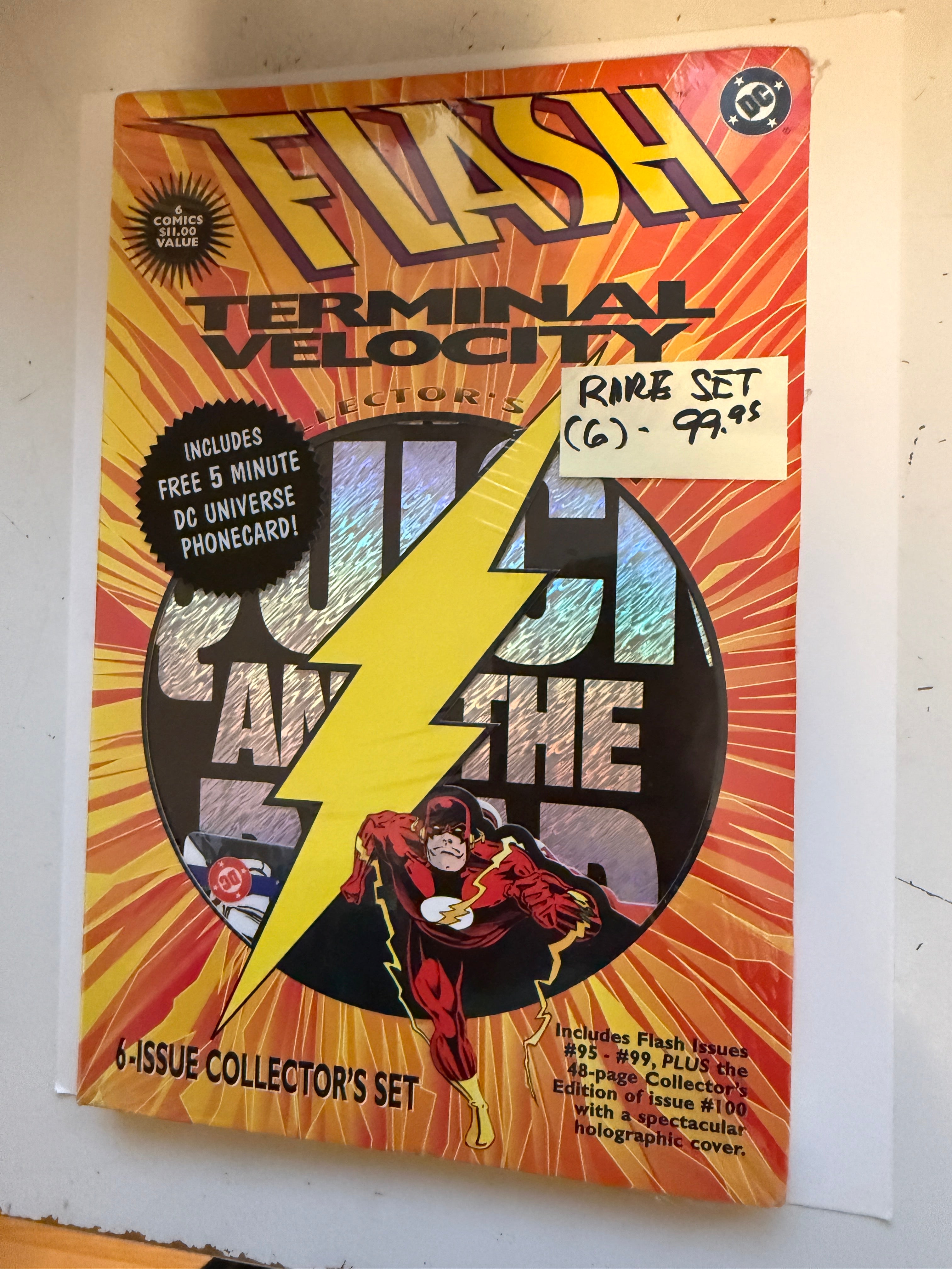 Flash terminal velocity six factory, sealed Comics set