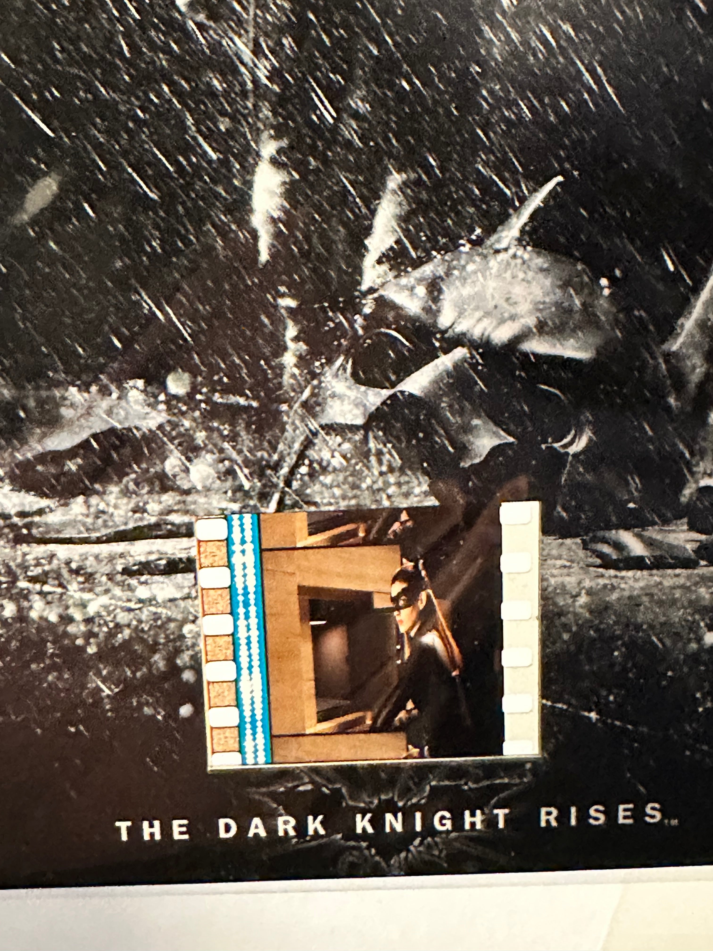 Batman, the dark, Knight, rises movie,film insert card