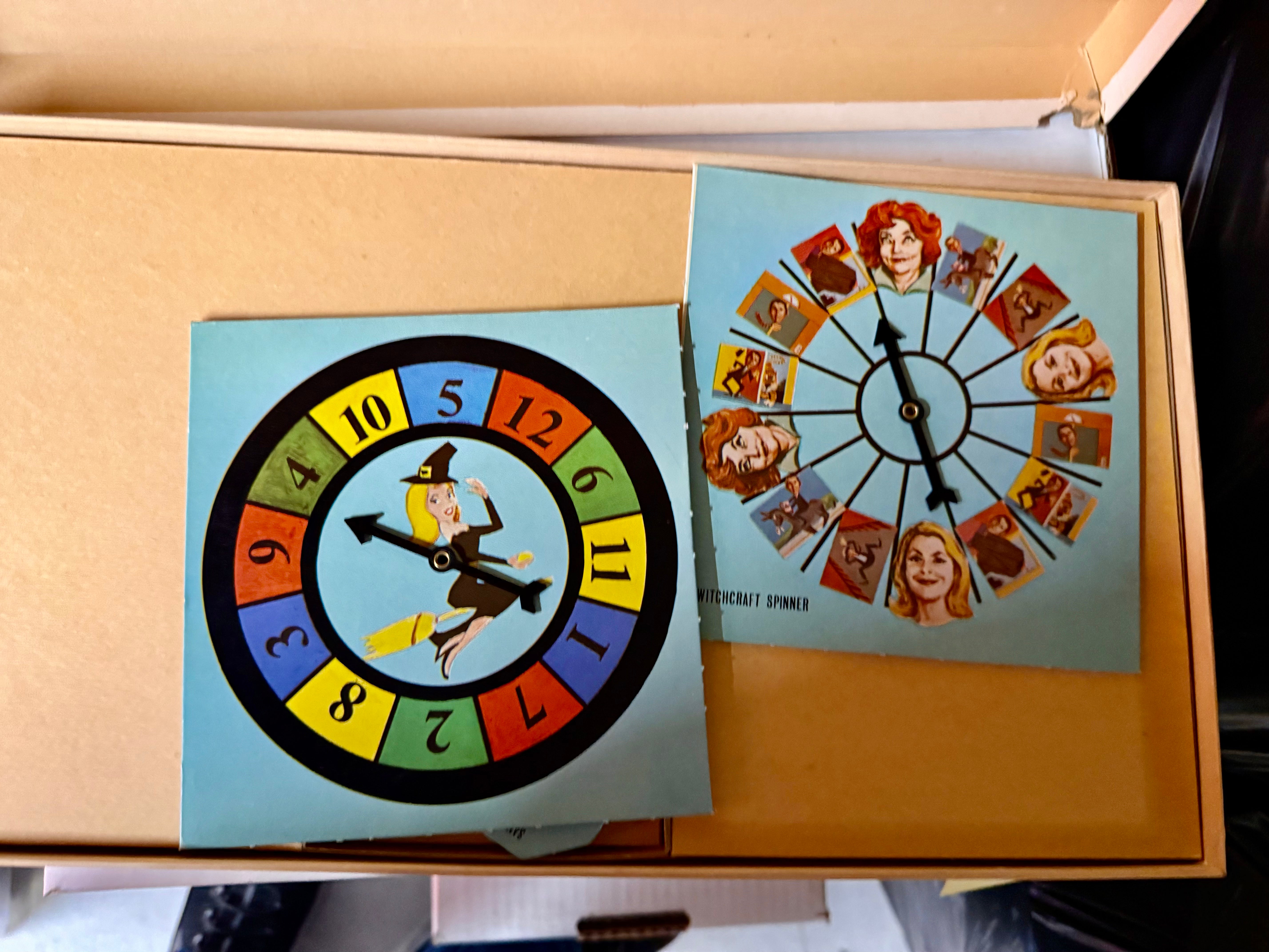 Bewitched TV show rare board game 1965
