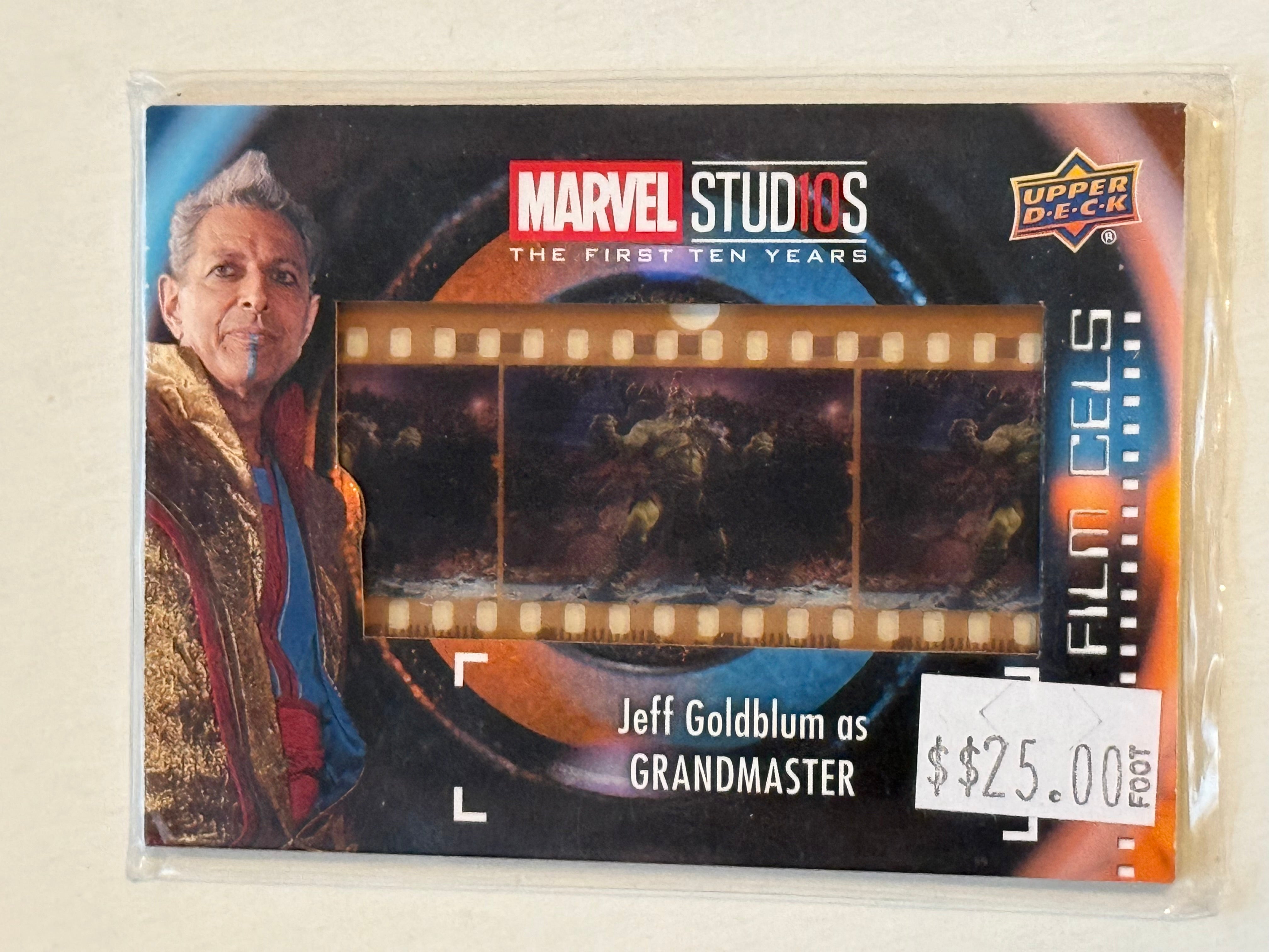 Thor movie rare Jeff Goldblum memorabilia film insert card