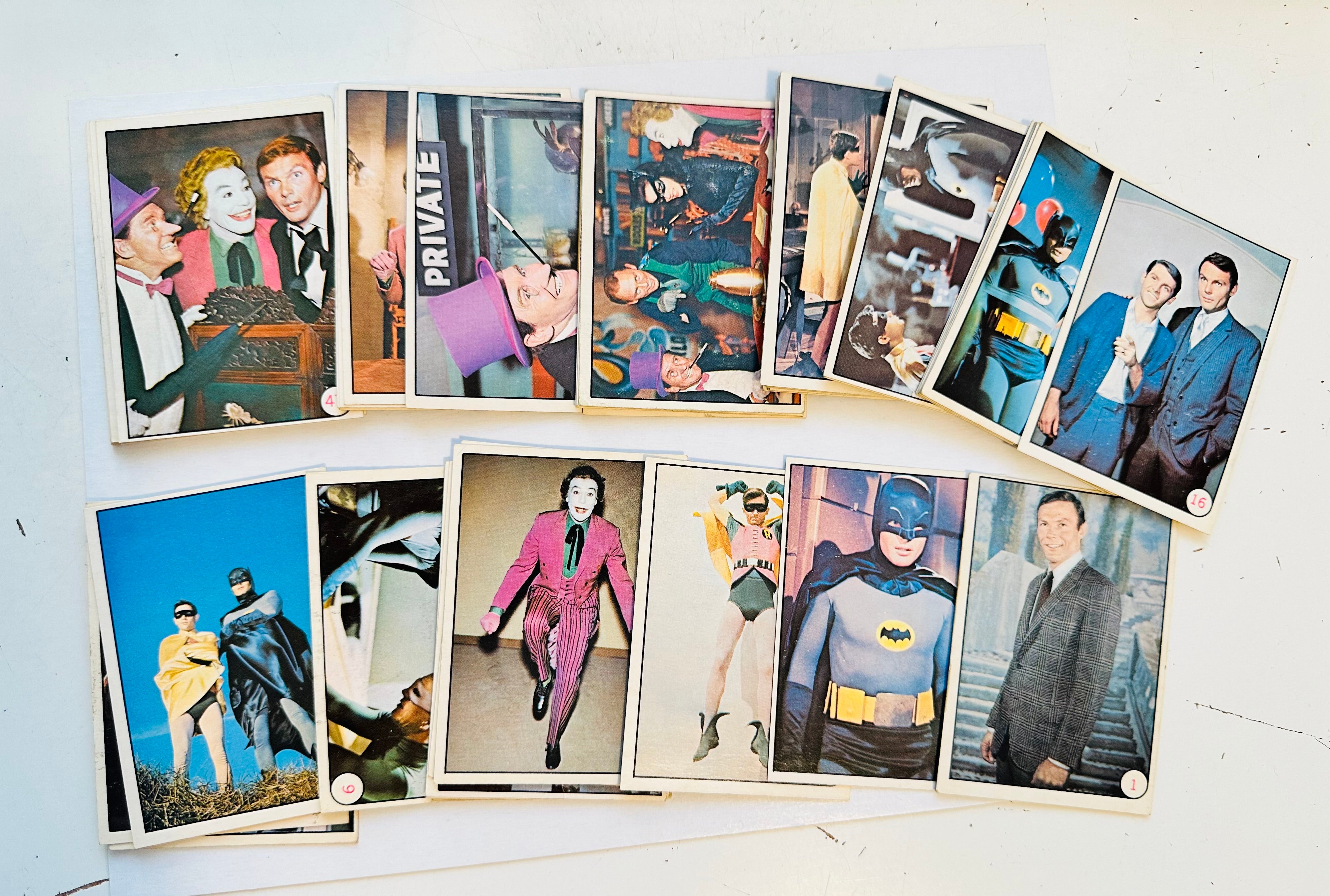 Batman Bat Laffs rare Opc ex condition cards set ( missing one card) 1966