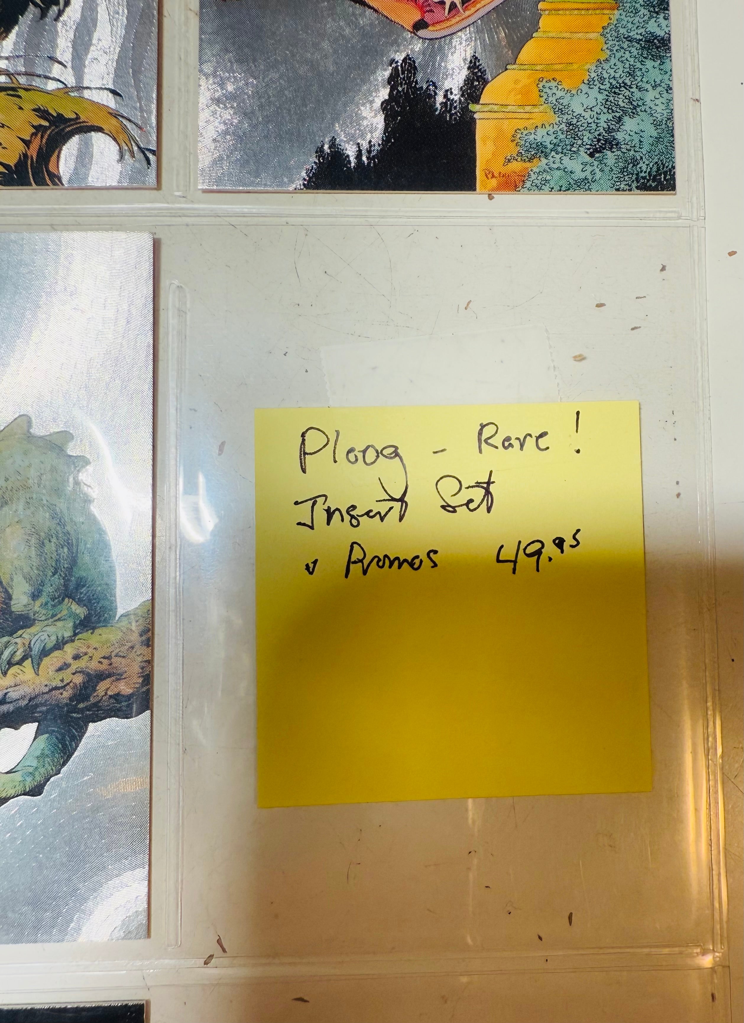 Ploog comic artist foil insert cards set plus promo lot deal