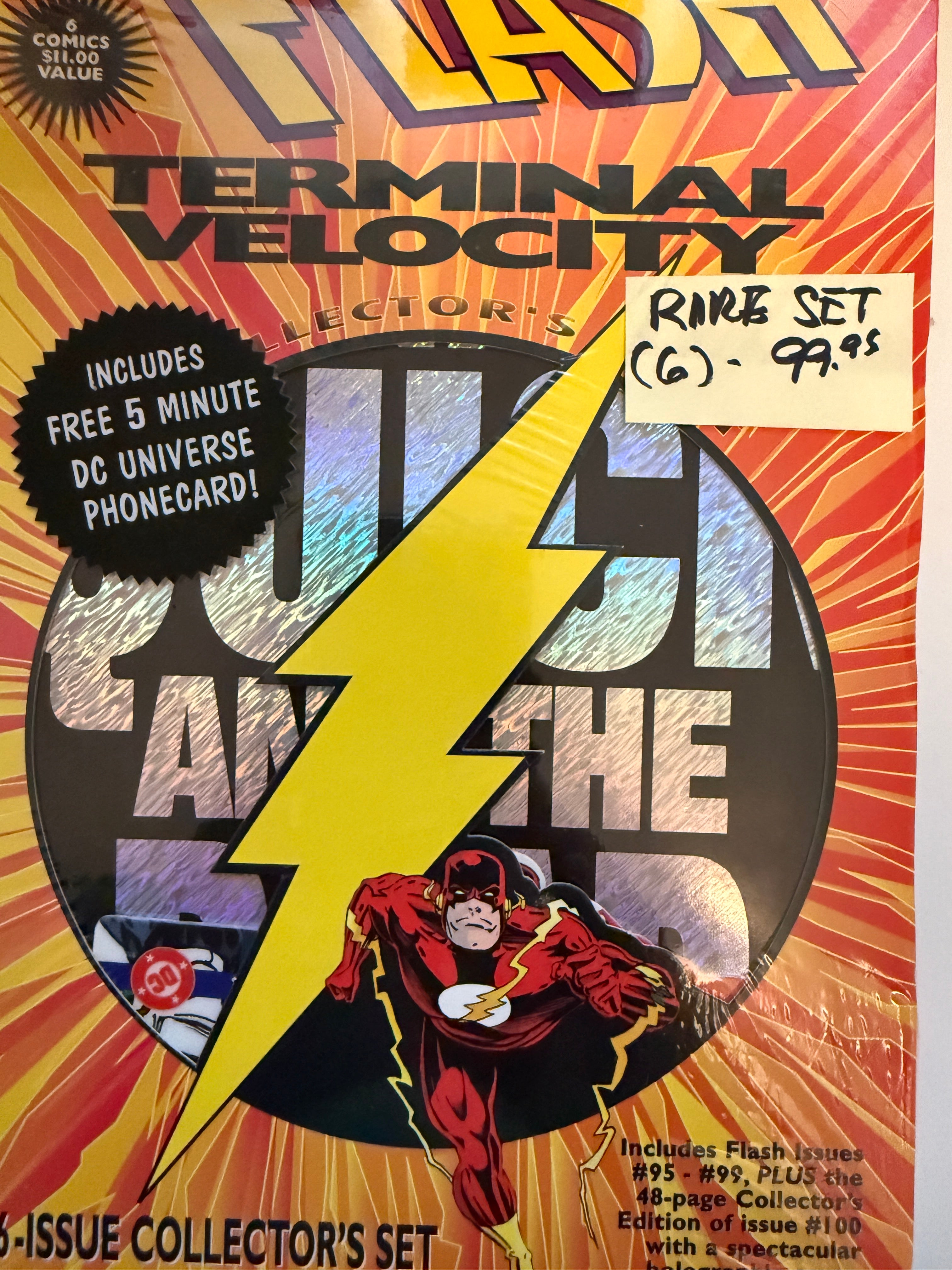 Flash terminal velocity six factory, sealed Comics set