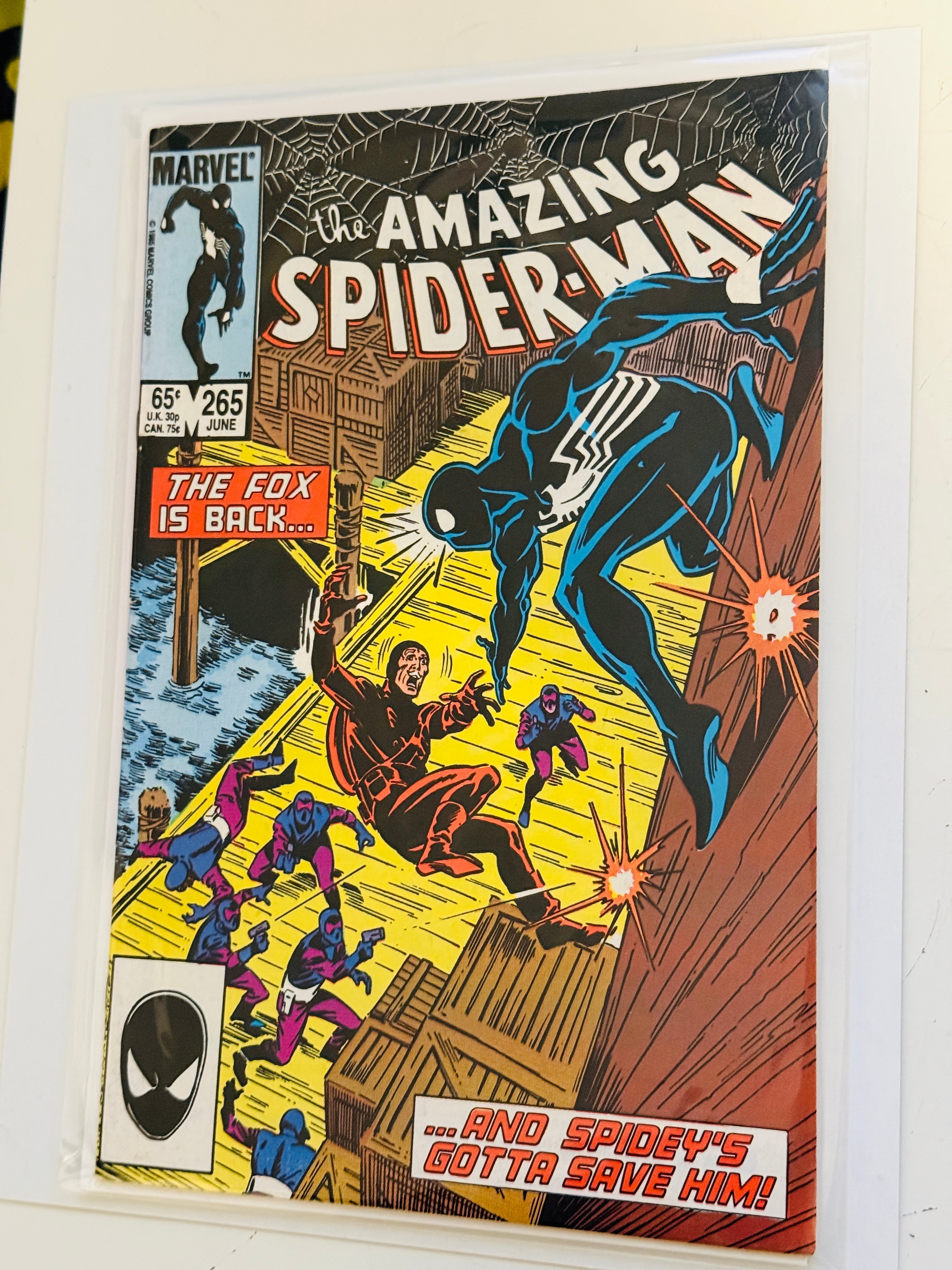 Amazing Spider-Man #265 1st silver sable comic book