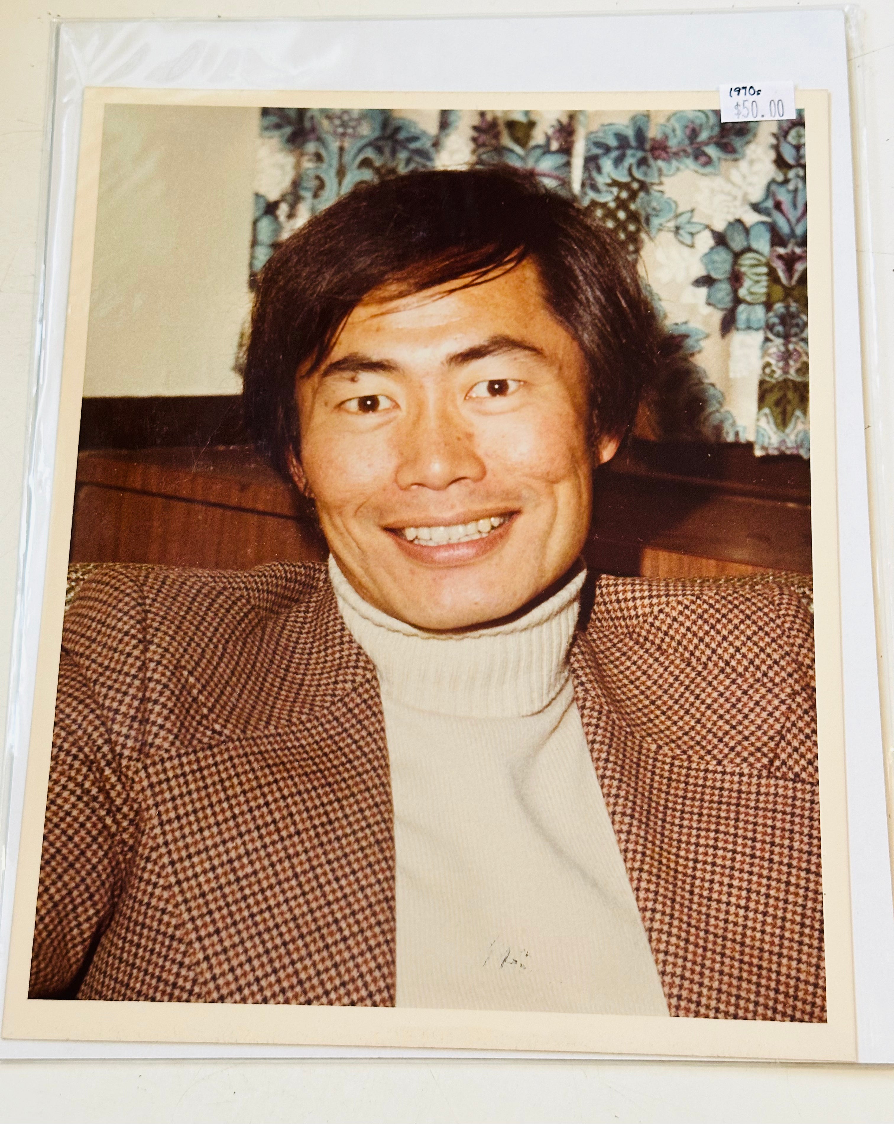 Star Trek Lt. Sulu rare vintage press photo 1970s.