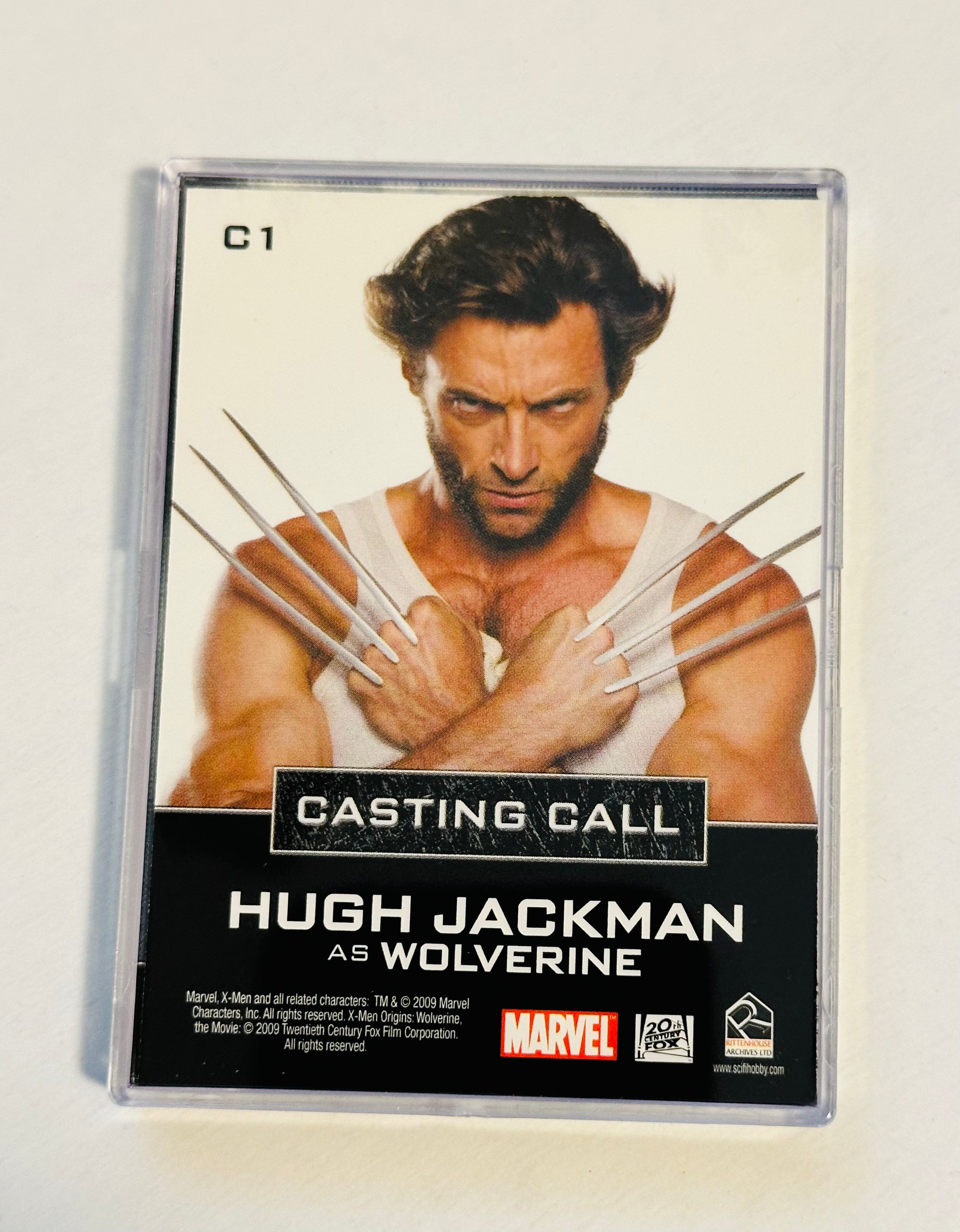 X-Men casting call insert cards set 2009
