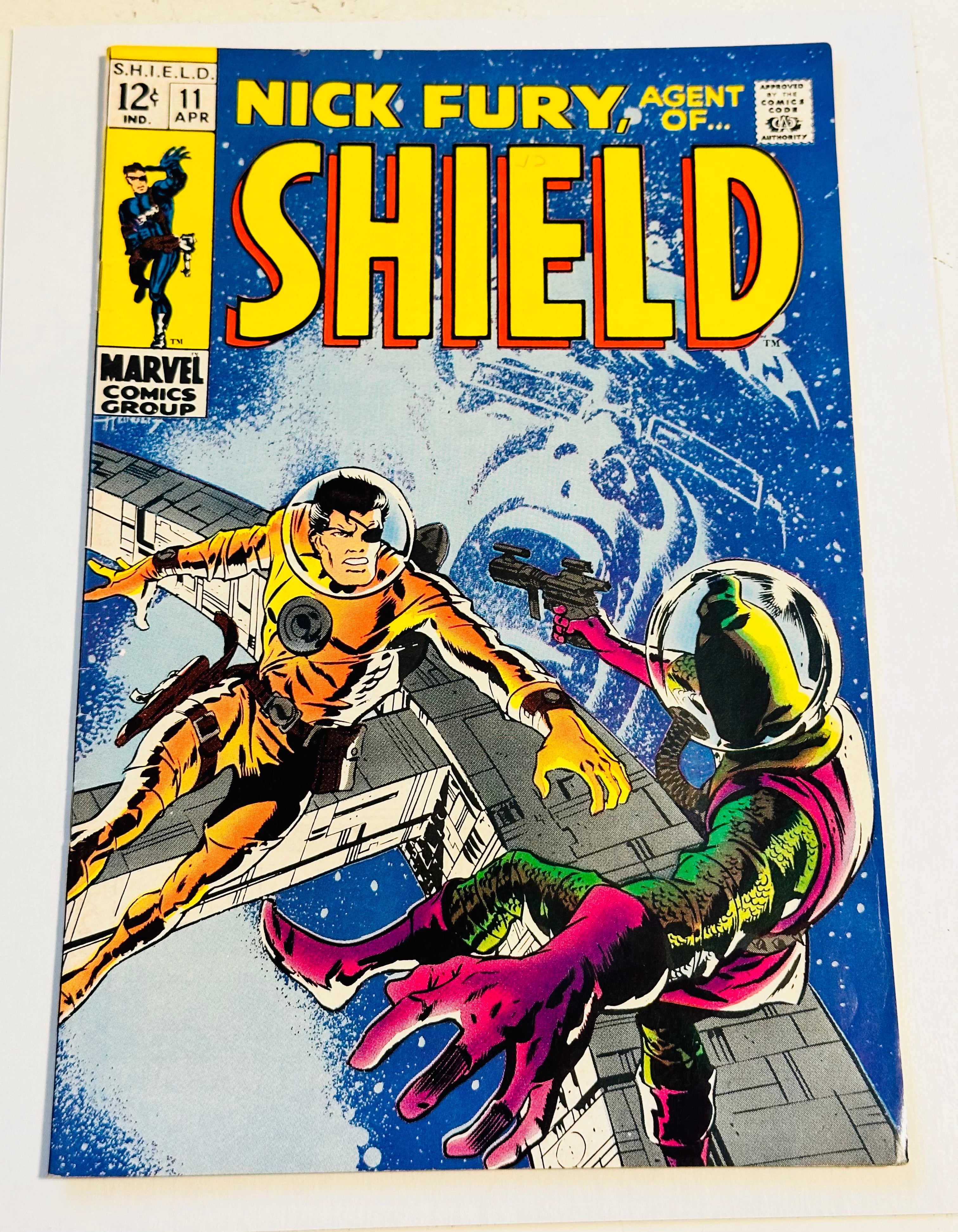 Nick Fury Agent of Shield #11 high grade condition comic book 1969