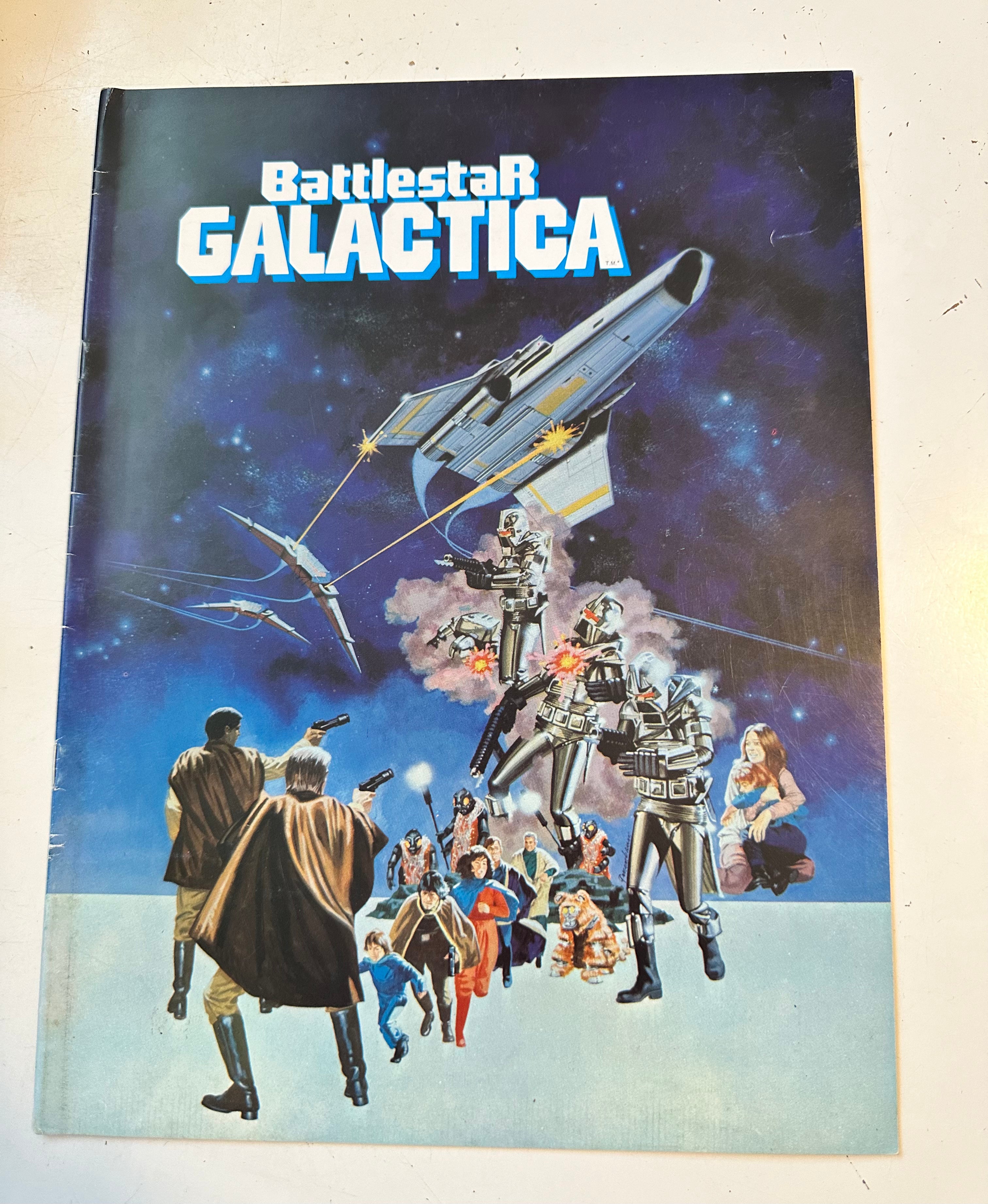 Battlestar Galactica rare movie program 1979