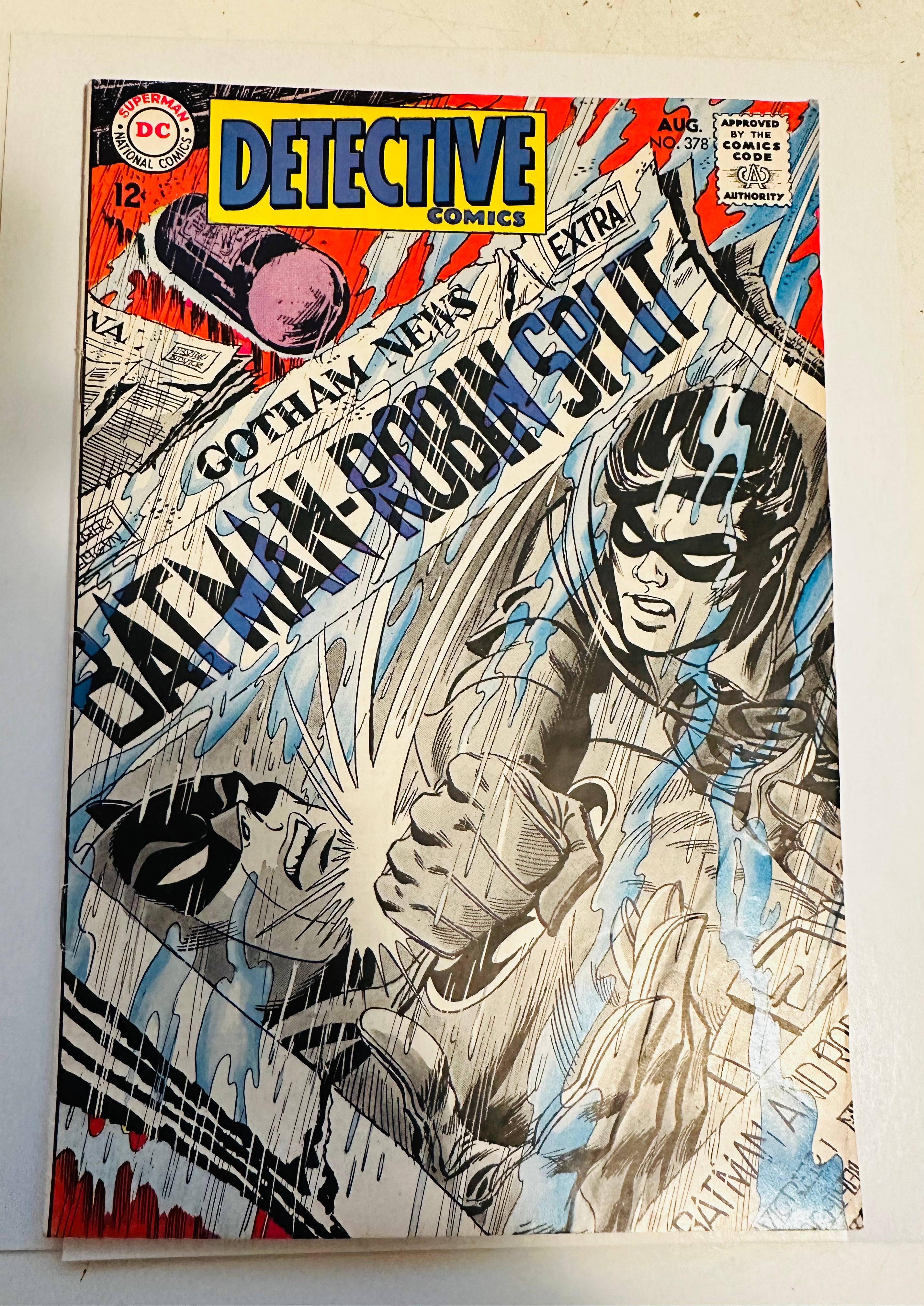 Batman, Detective Comics, number 378, VF condition, 1968