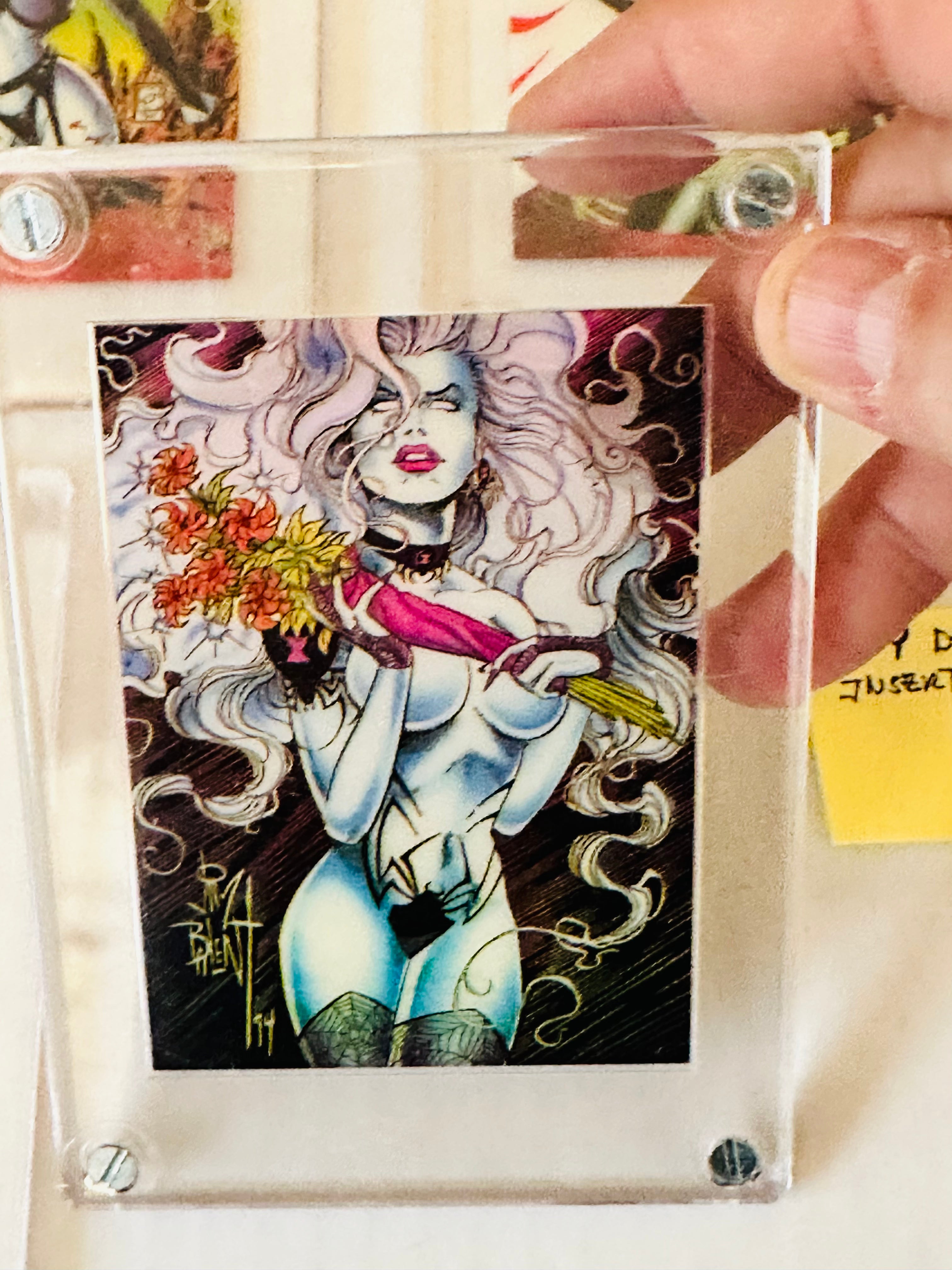 rare lady death cards Lady Death rare Translucent insert cards set 1990s