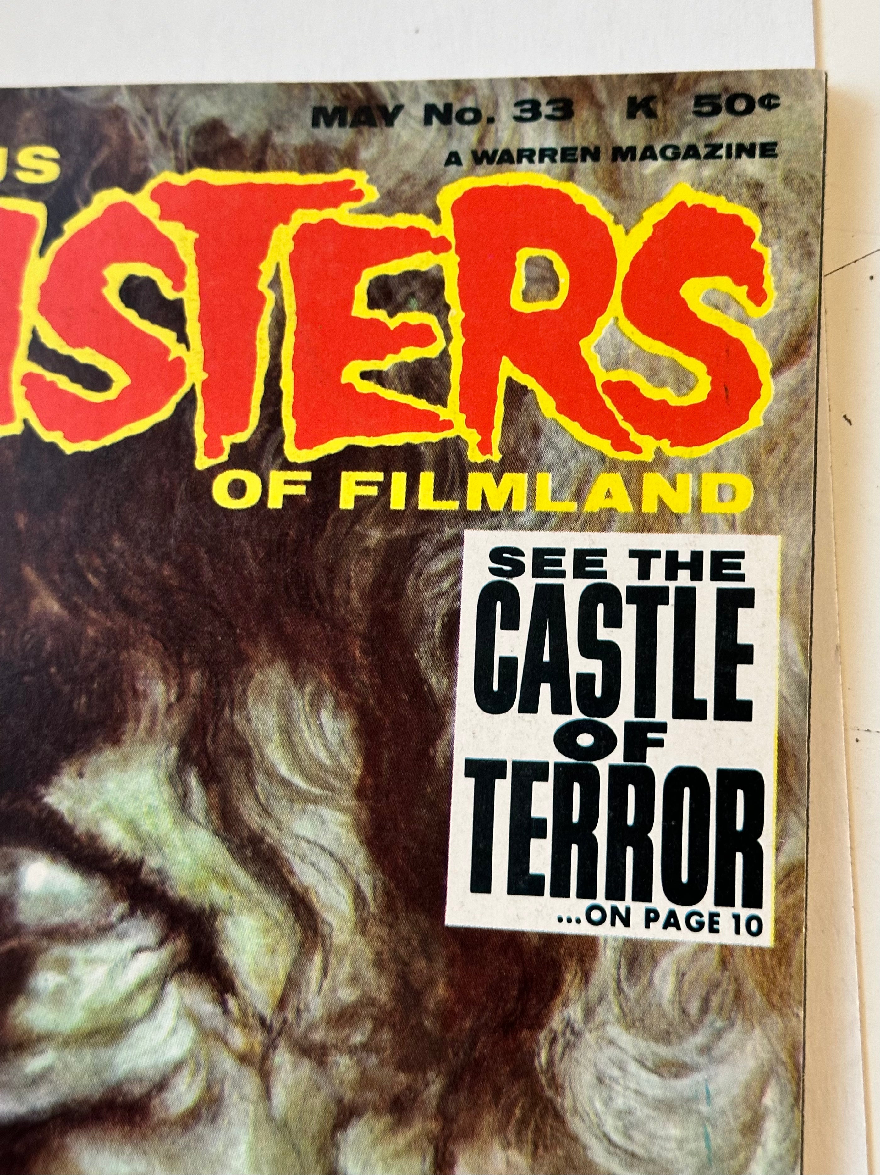 Famous Monsters of Film land #33 rare magazine 1965