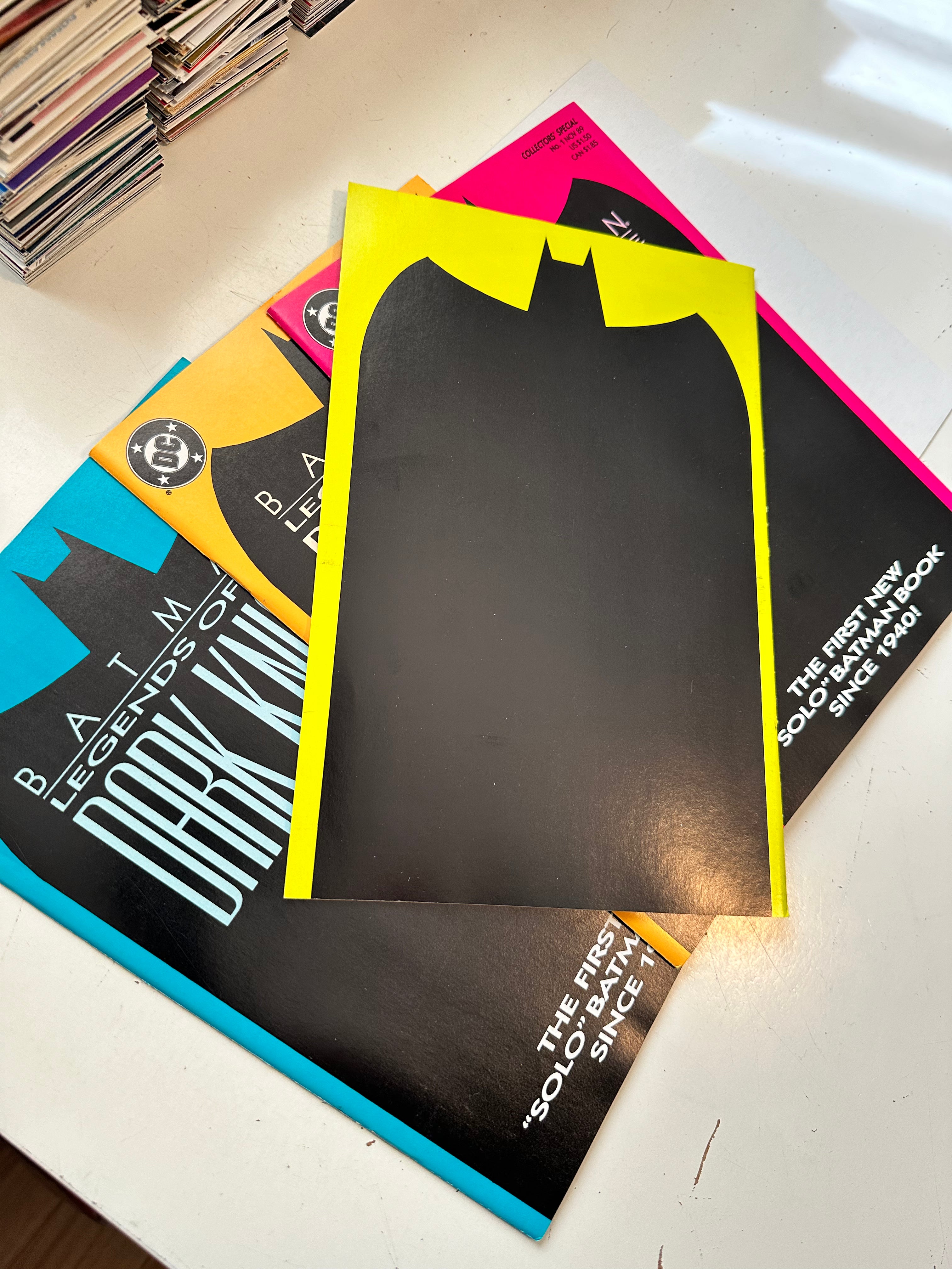 Batman Legends of the Dark Knight 4 high grade condition multi covers comics lot deal 1989