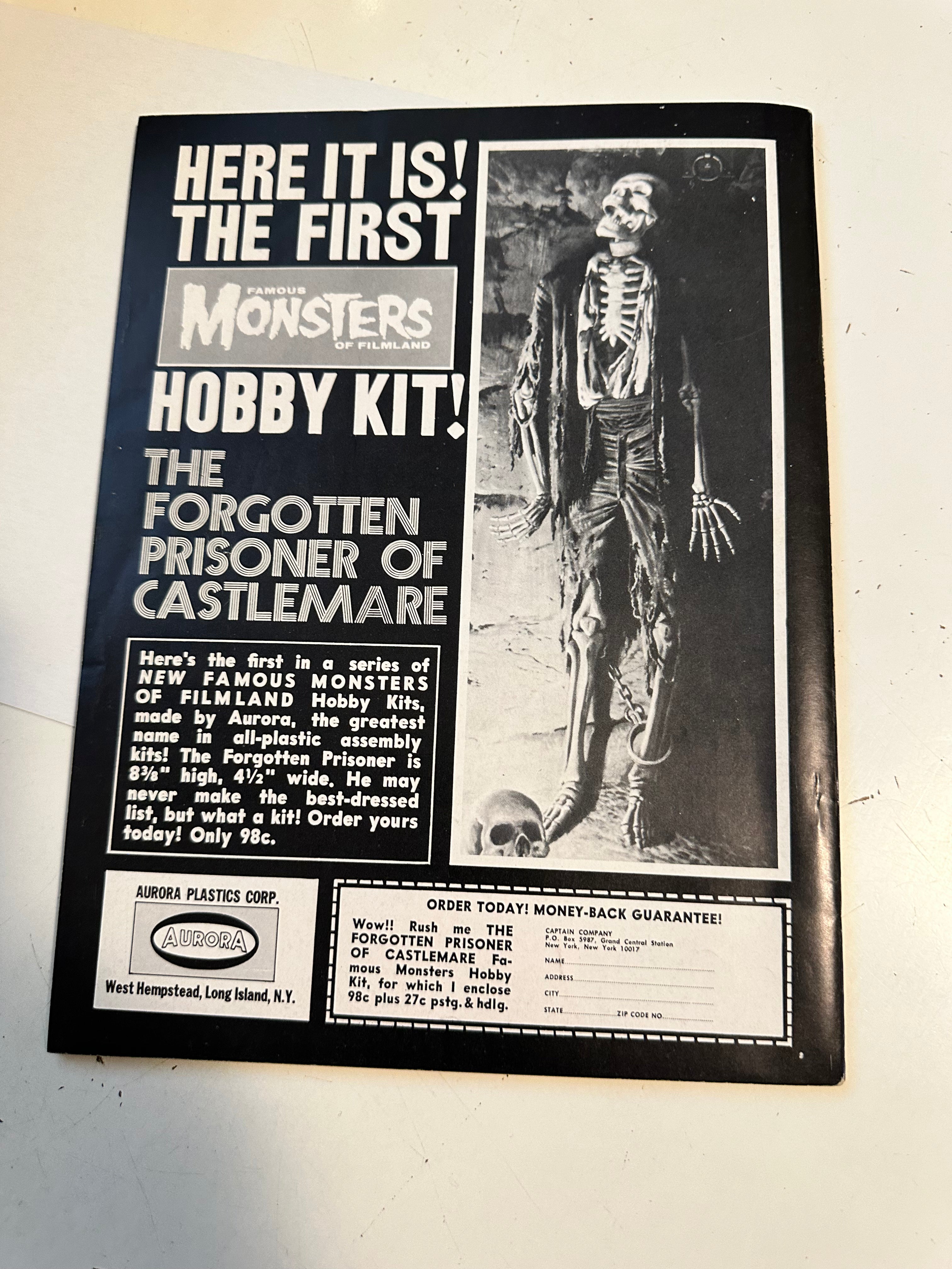 Famous monsters of filmland fear book yearbook 1969