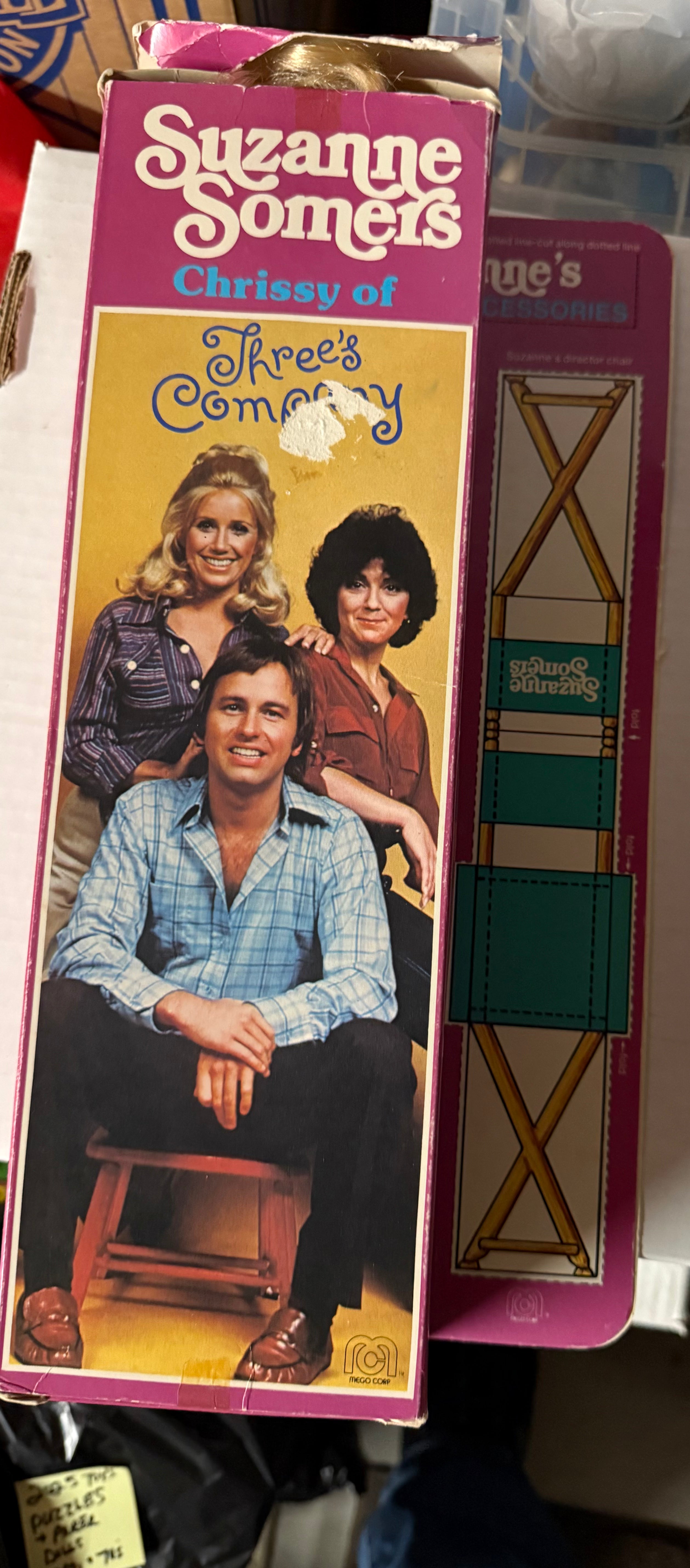 Threes company, Suzanne Summers, rare Mego doll in package 1978