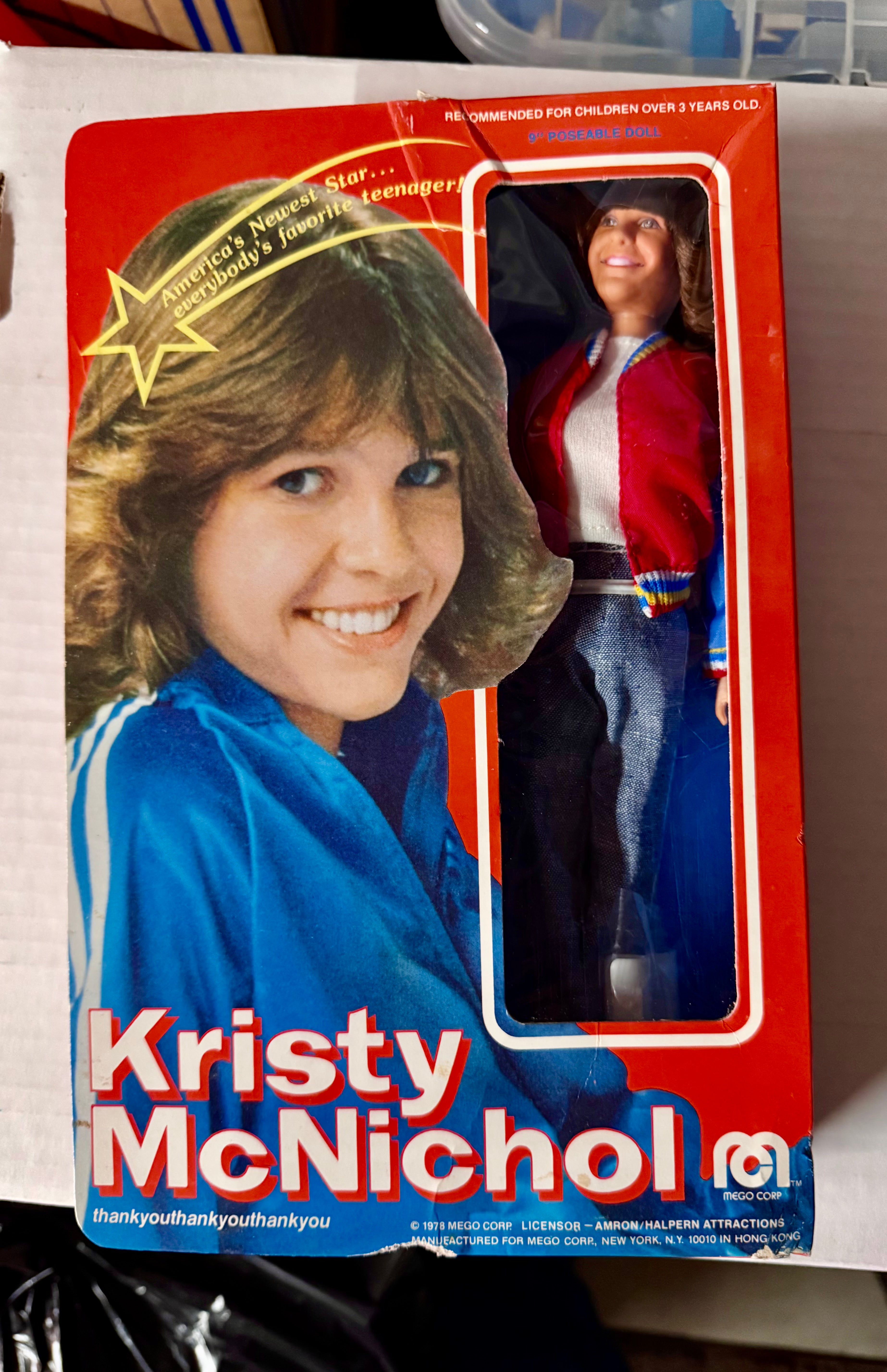 Kristy McNichol vintage toy doll figure in box 1978