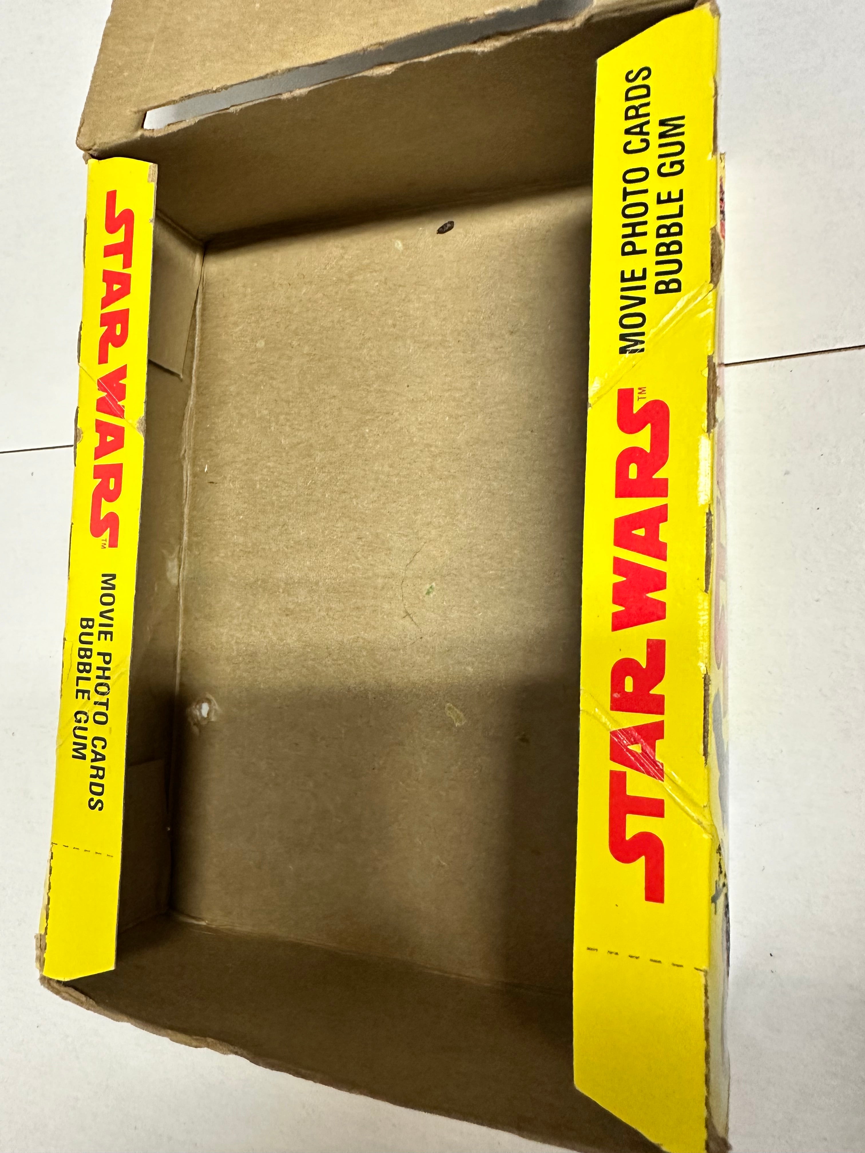 Star Wars series 2 cards empty display Box, 1977