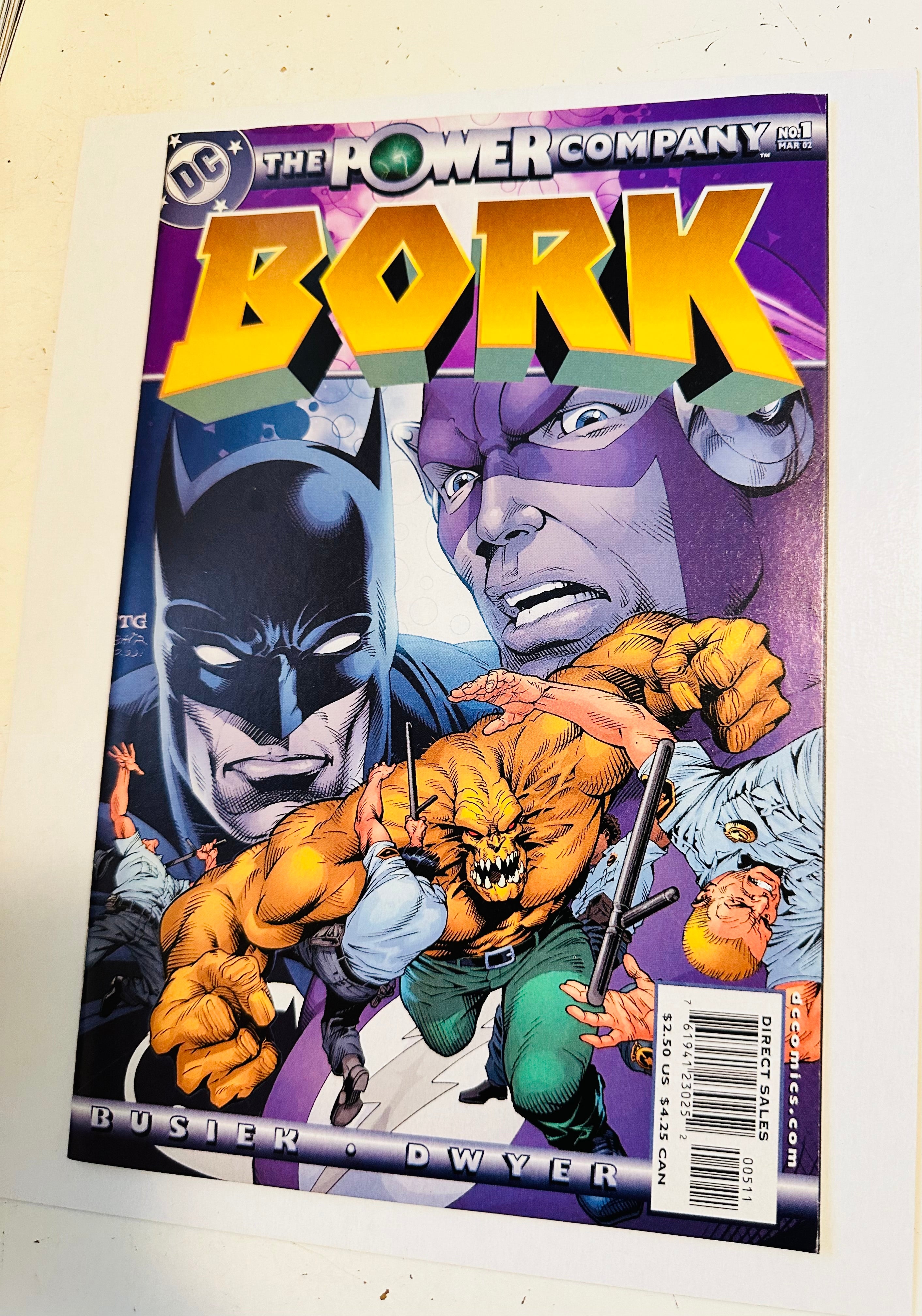 Power company Bork number one issue comic 2002