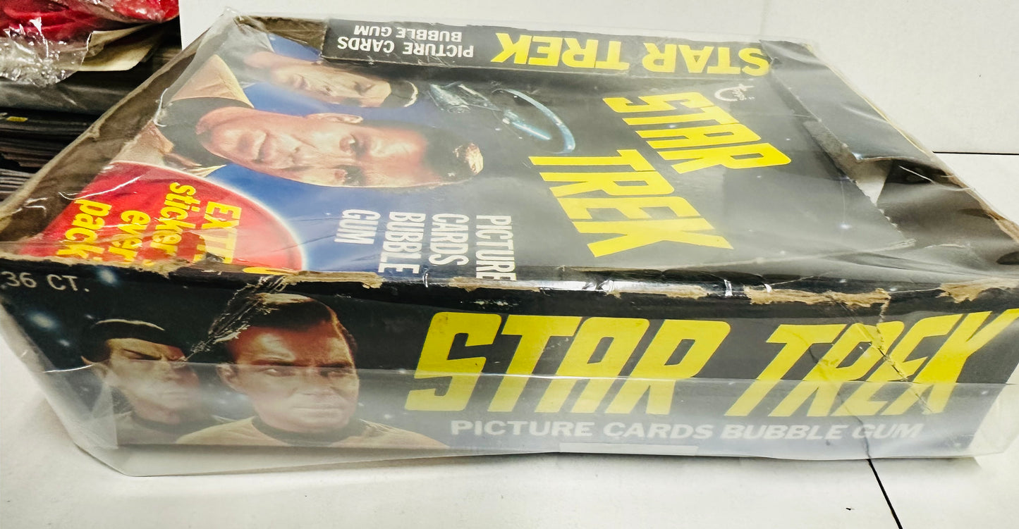 Star Trek TV series rare empty display Box, 1976