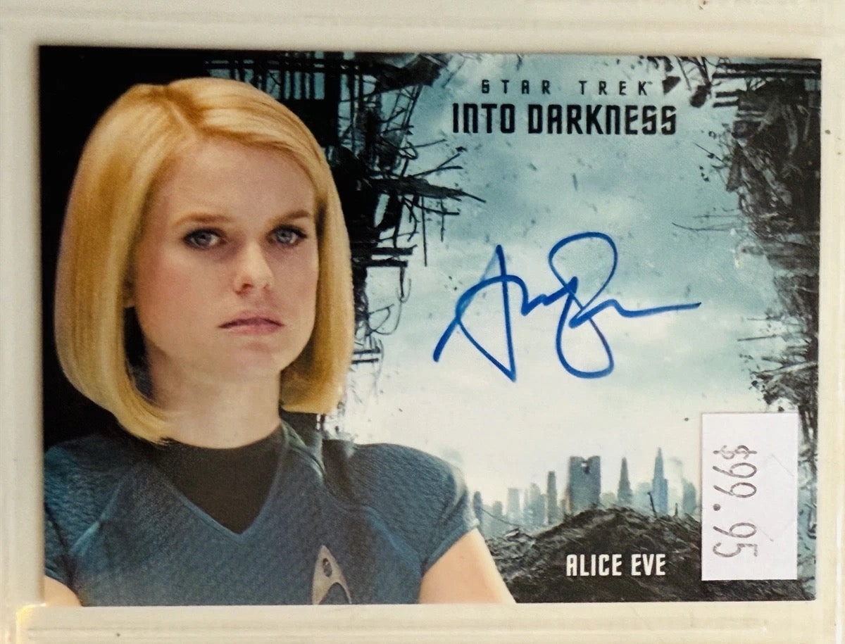 Star Trek Alive Eve rare autograph insert card
