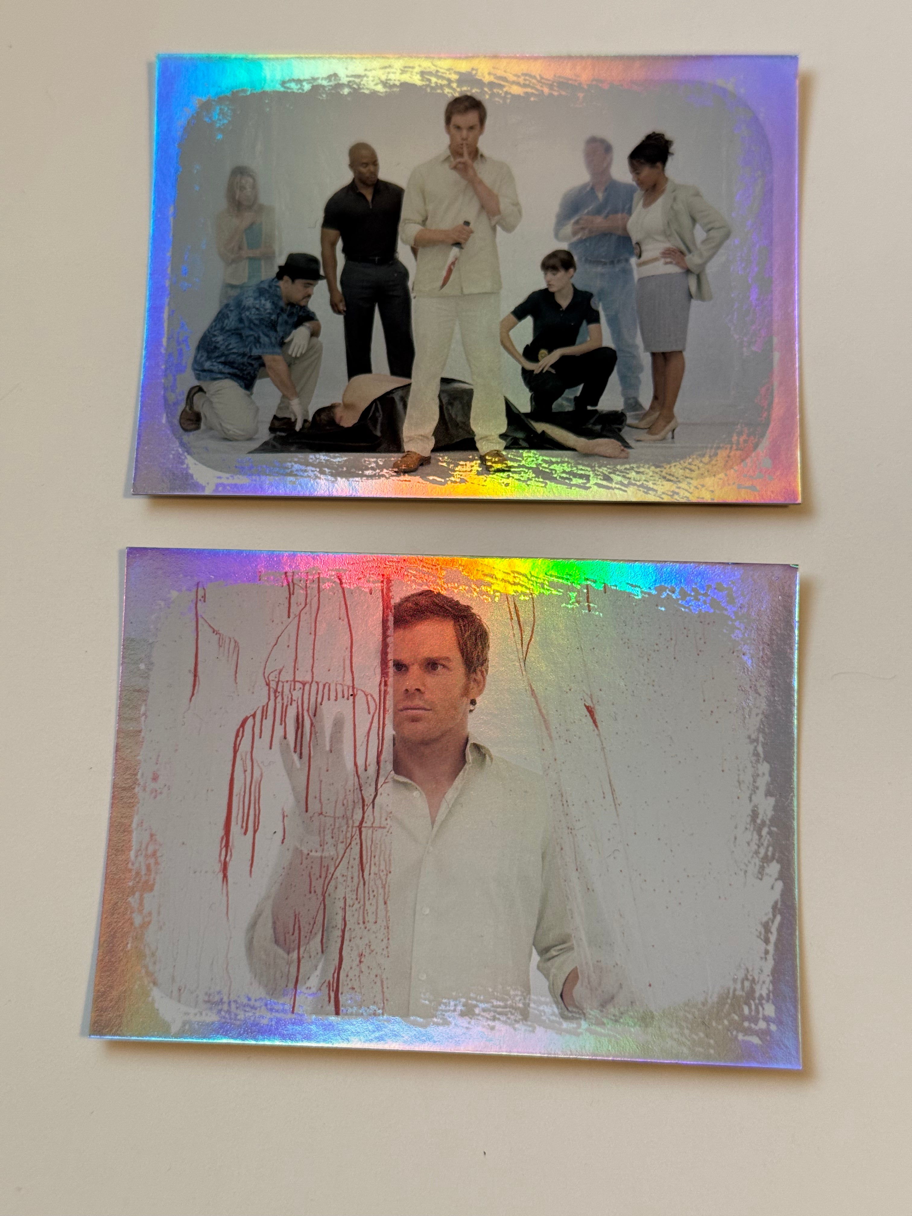Dexter TV show rare two card promo set 2008