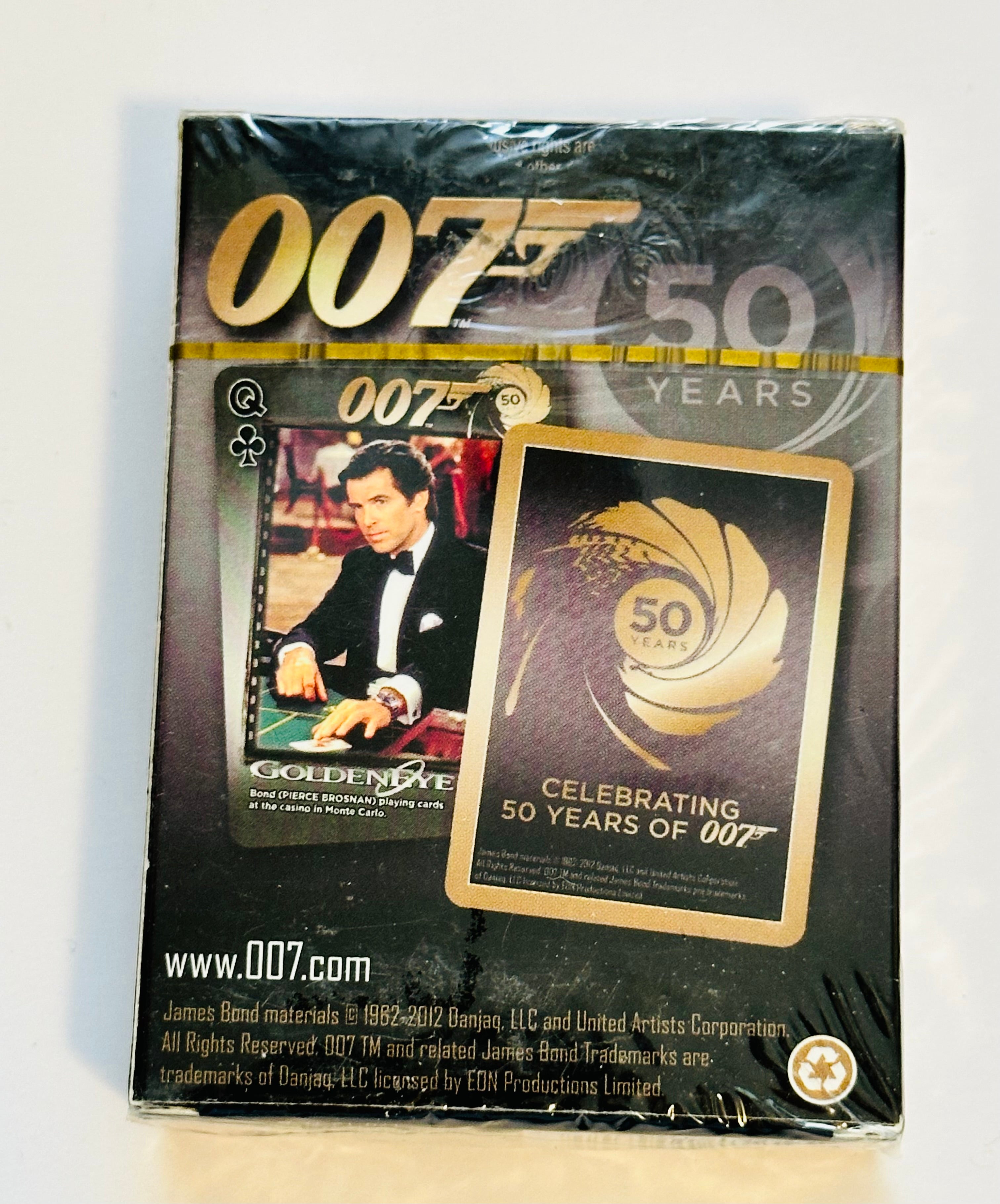 James Bond 007 50th anniversary factory sealed card set deck 2012