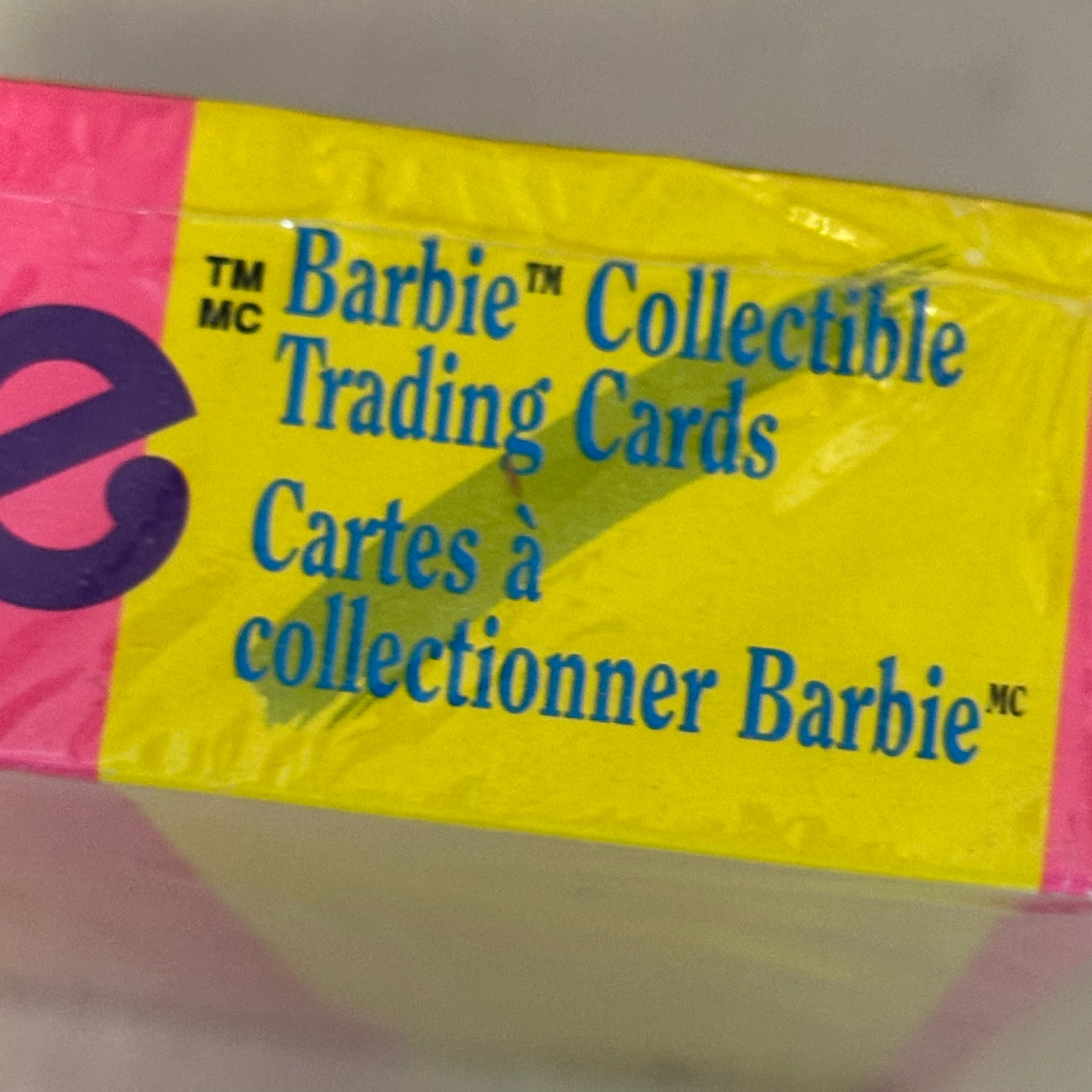 Barbie rare factory sealed 36 packs cards box 1990