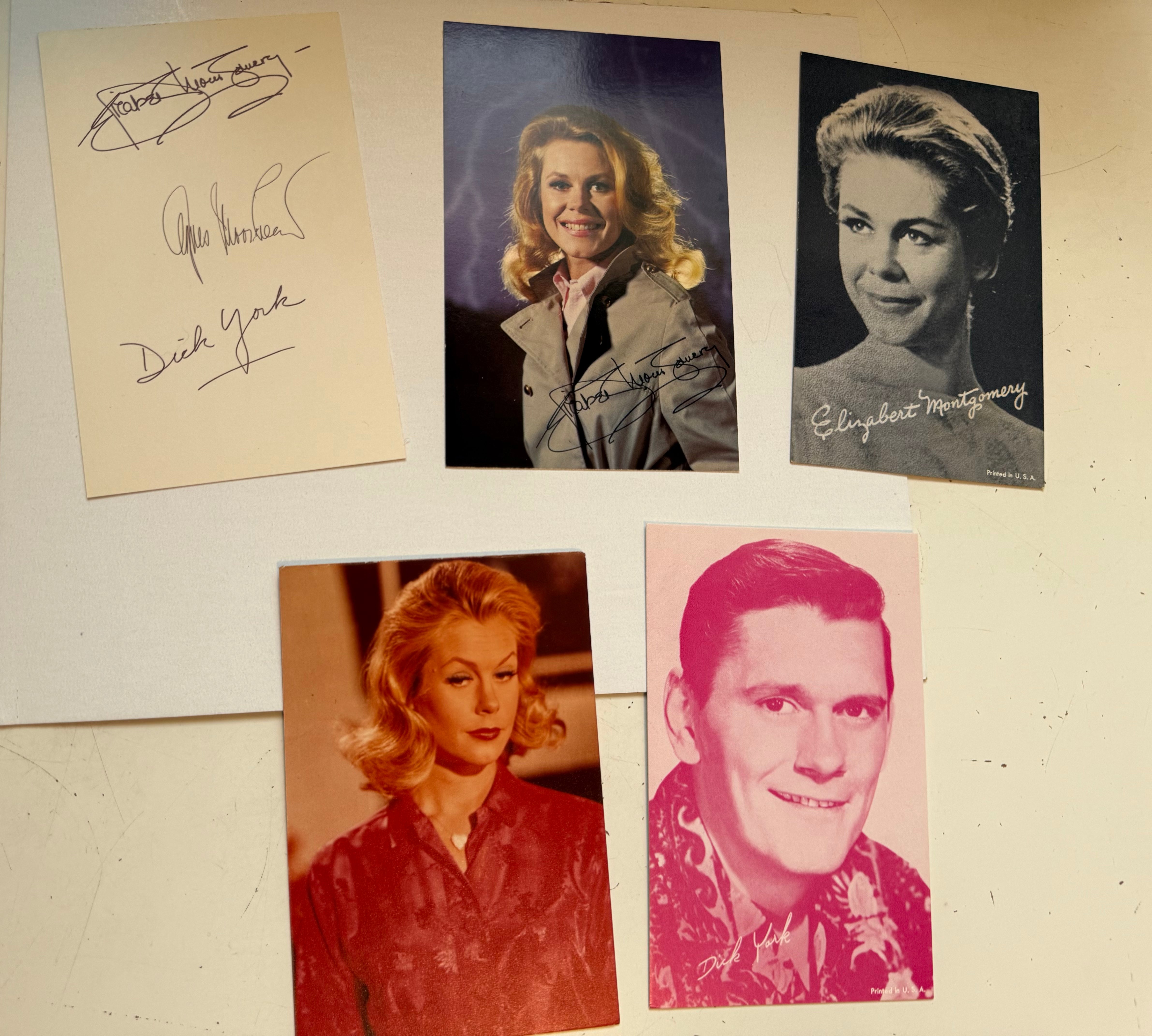 Bewitched TV show five Press photos lot deal 1960s-70s