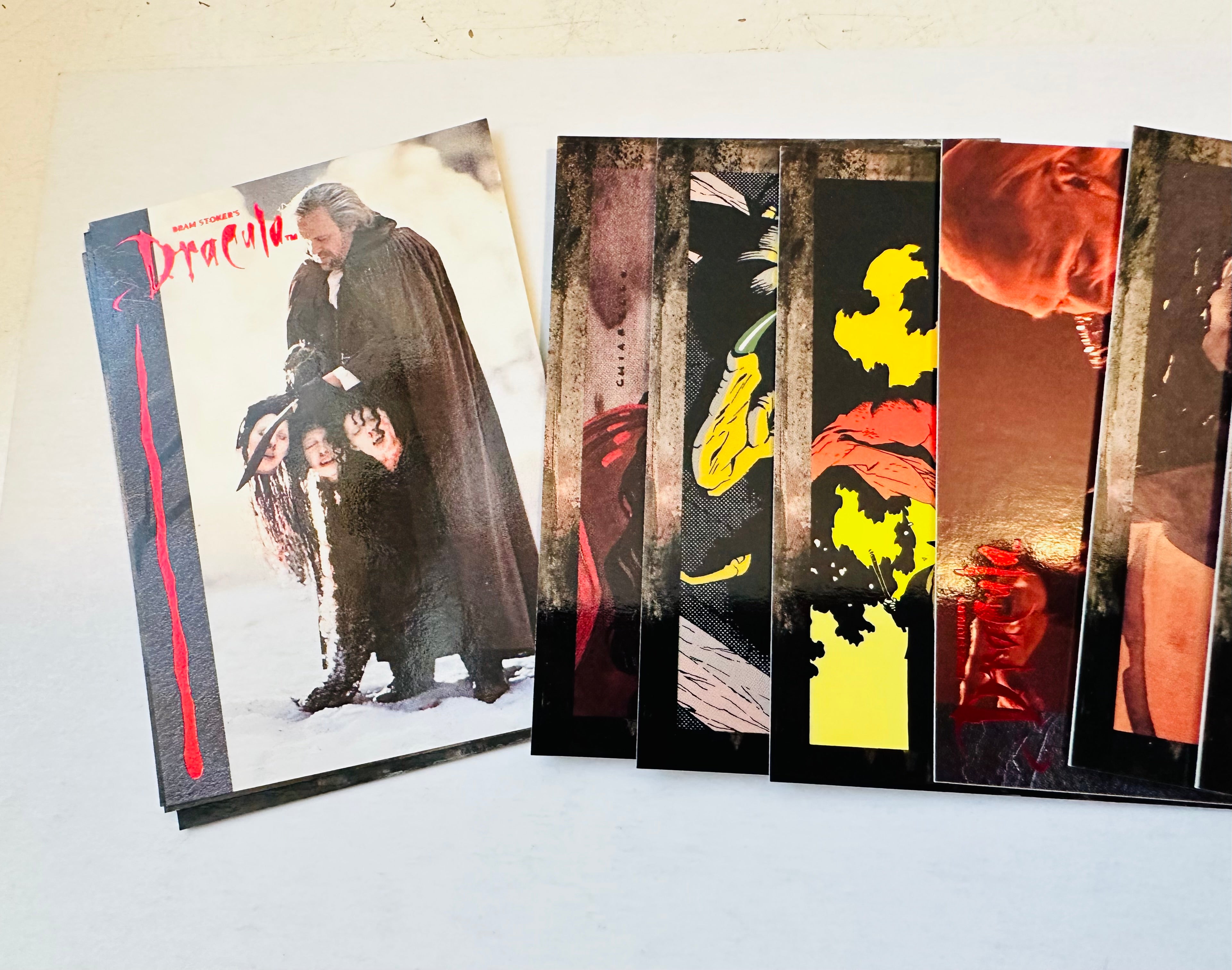 Dracula movie Topps rare promo cards set 1992