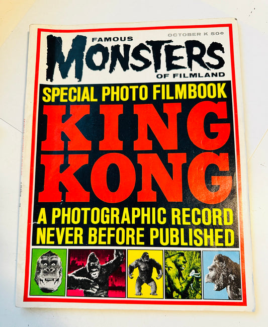 Famous Monsters of Filmland #25 King Kong issue 1963