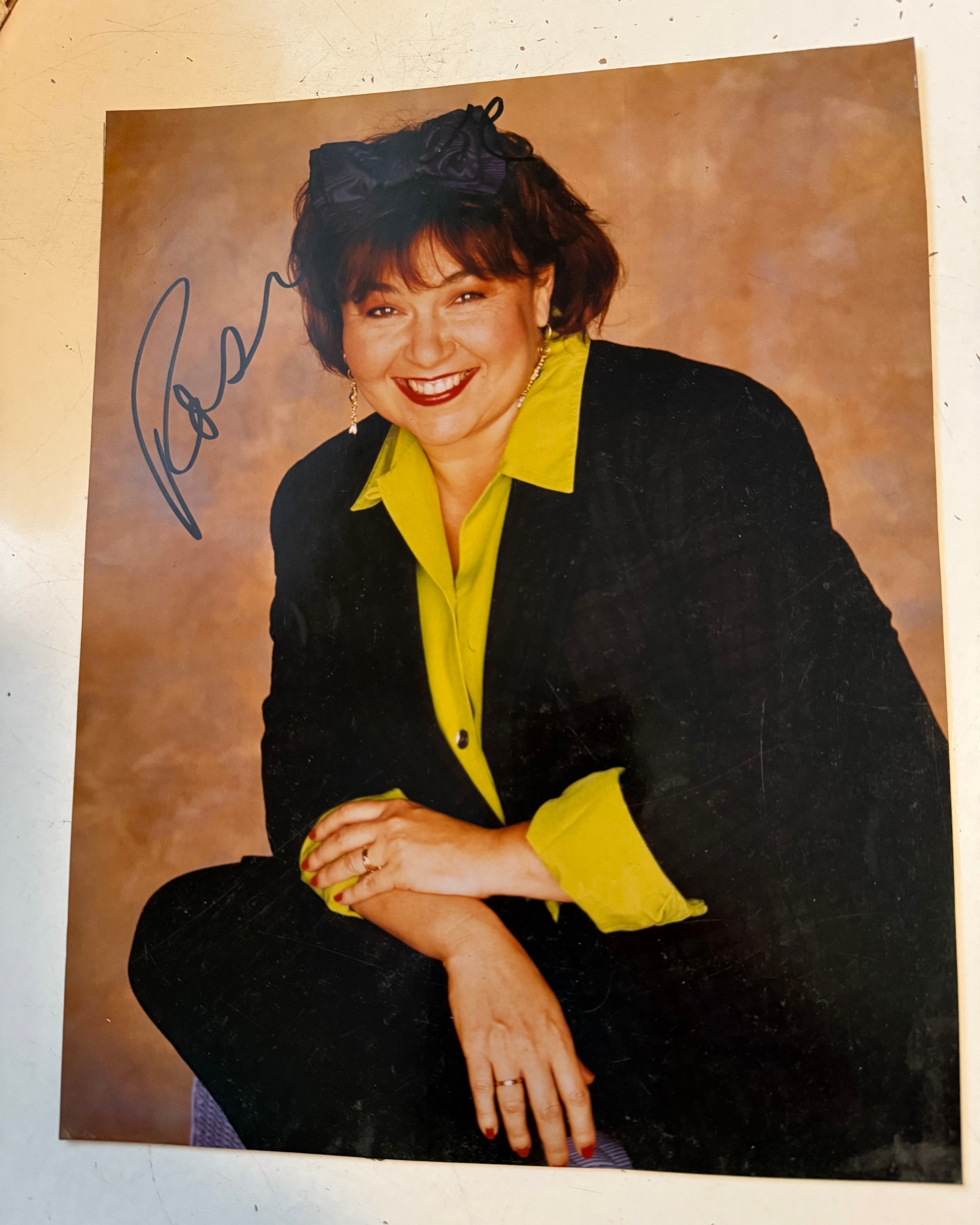 Roseanne Barr rare autograph 8x10 photo sold with COA