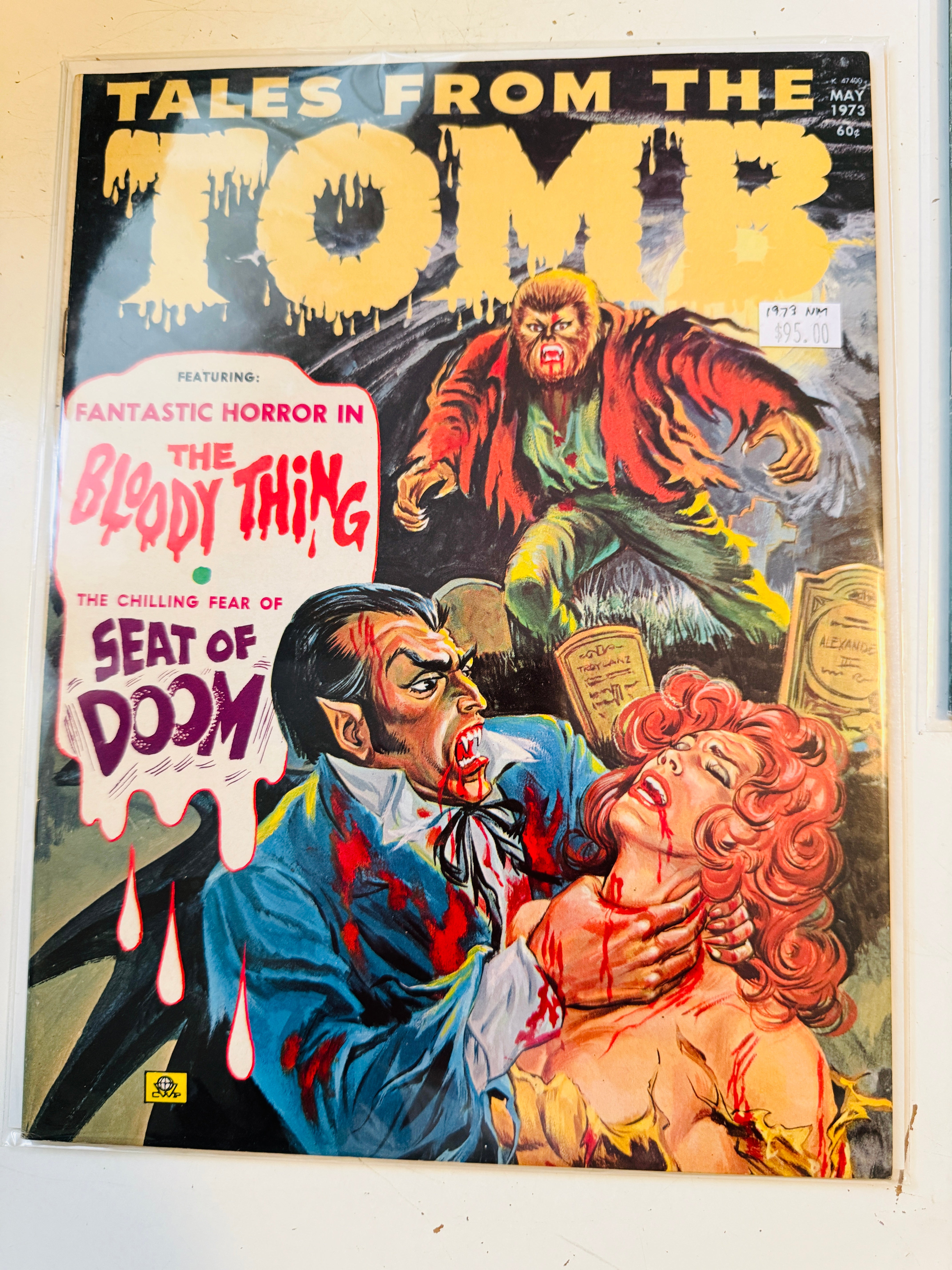 Tales from the Tomb Horror comic book magazine May 1973