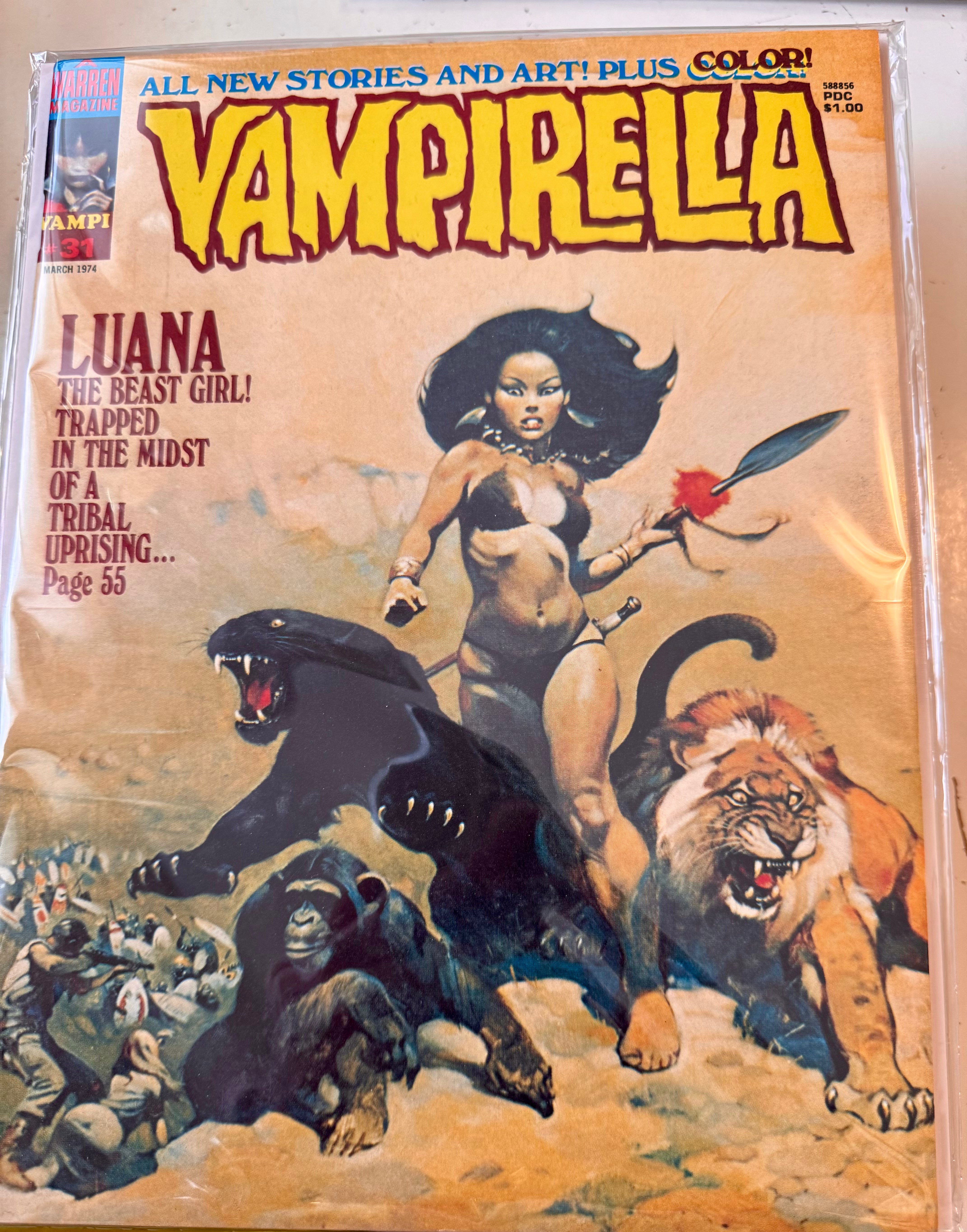 Vampirella #31 high grade Vf or better comic magazine 1974