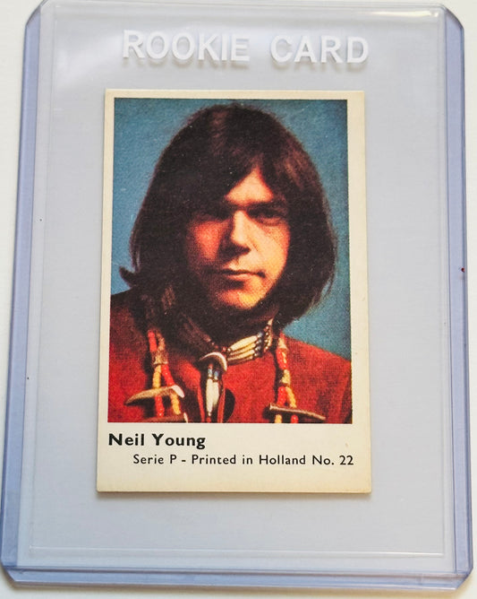 Neil Young rare high grade condition rookie card 1969