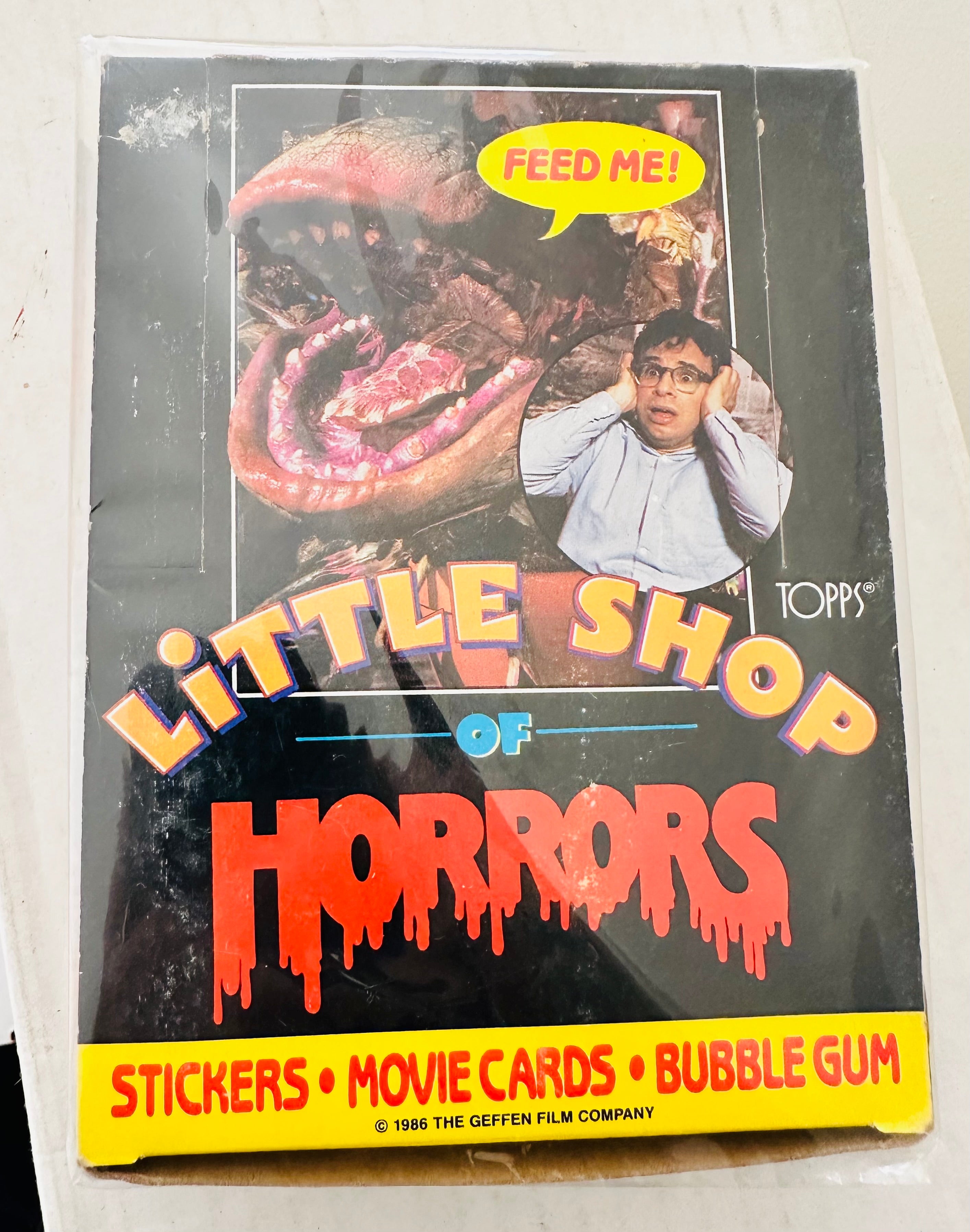 Little Shop of Horrors movie rare 36 packs cards set 1986