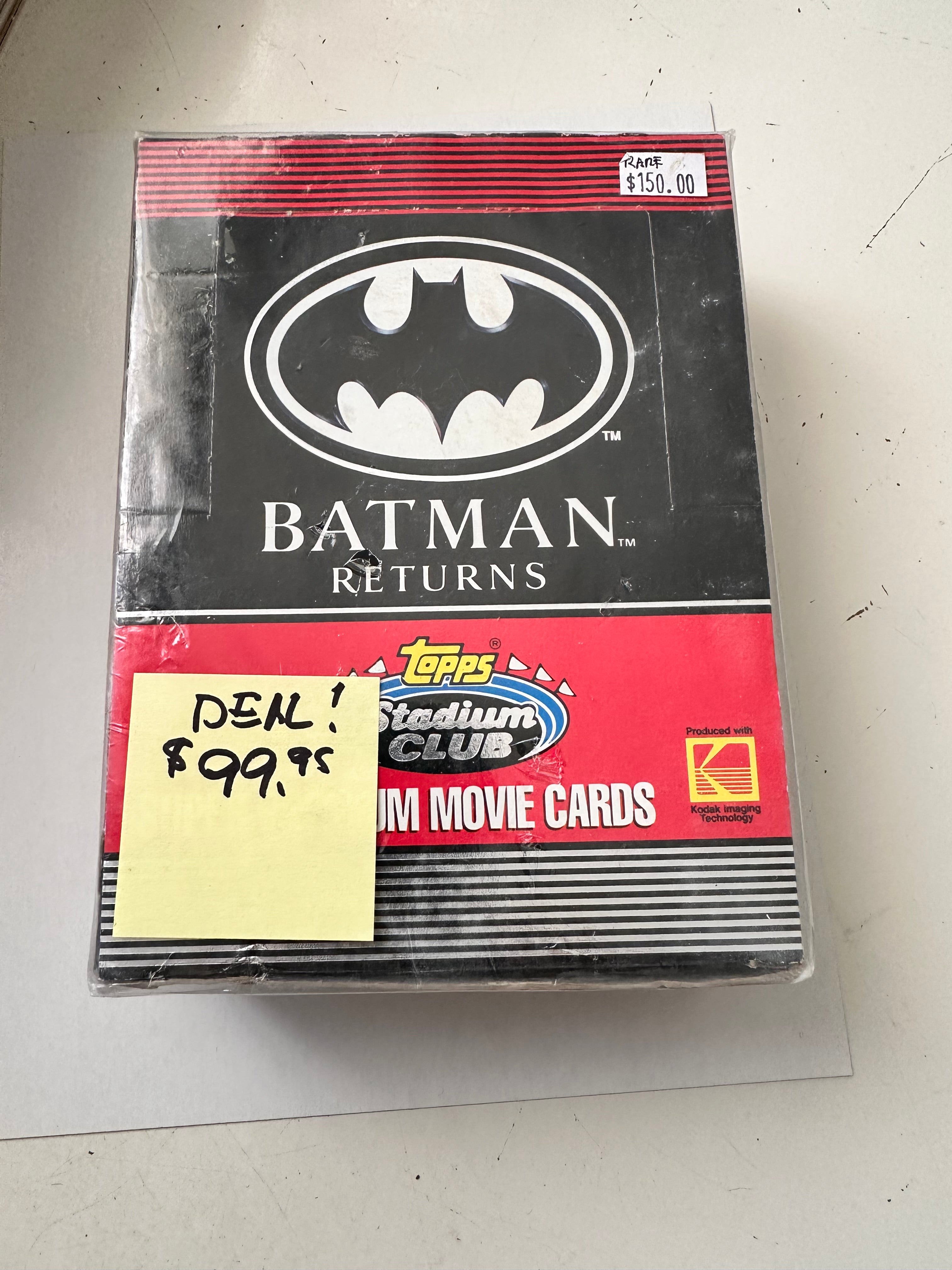 Batman Stadium Club movie cards box 1992