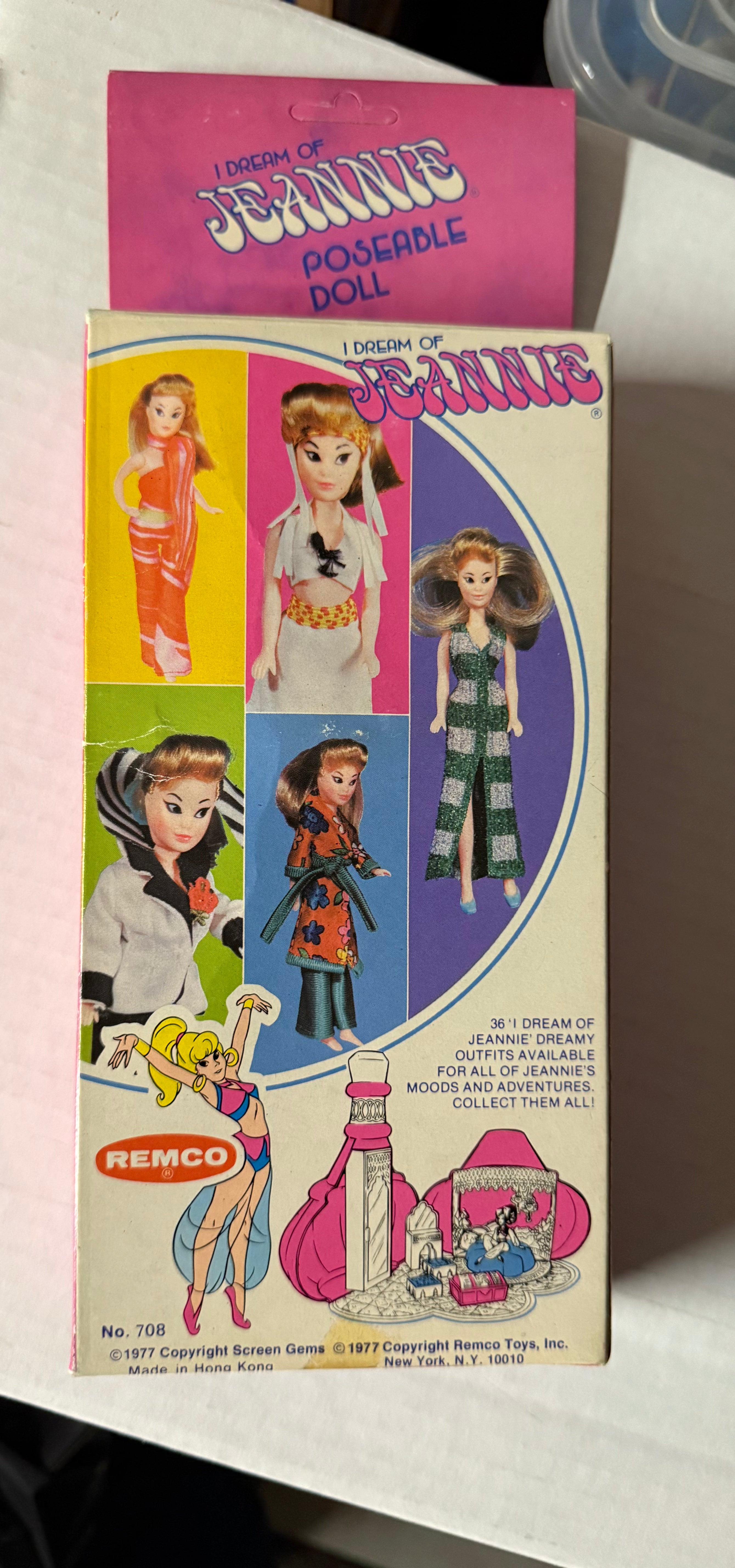 I dream of Jeannie TV show rare Remco toy doll in box 1977