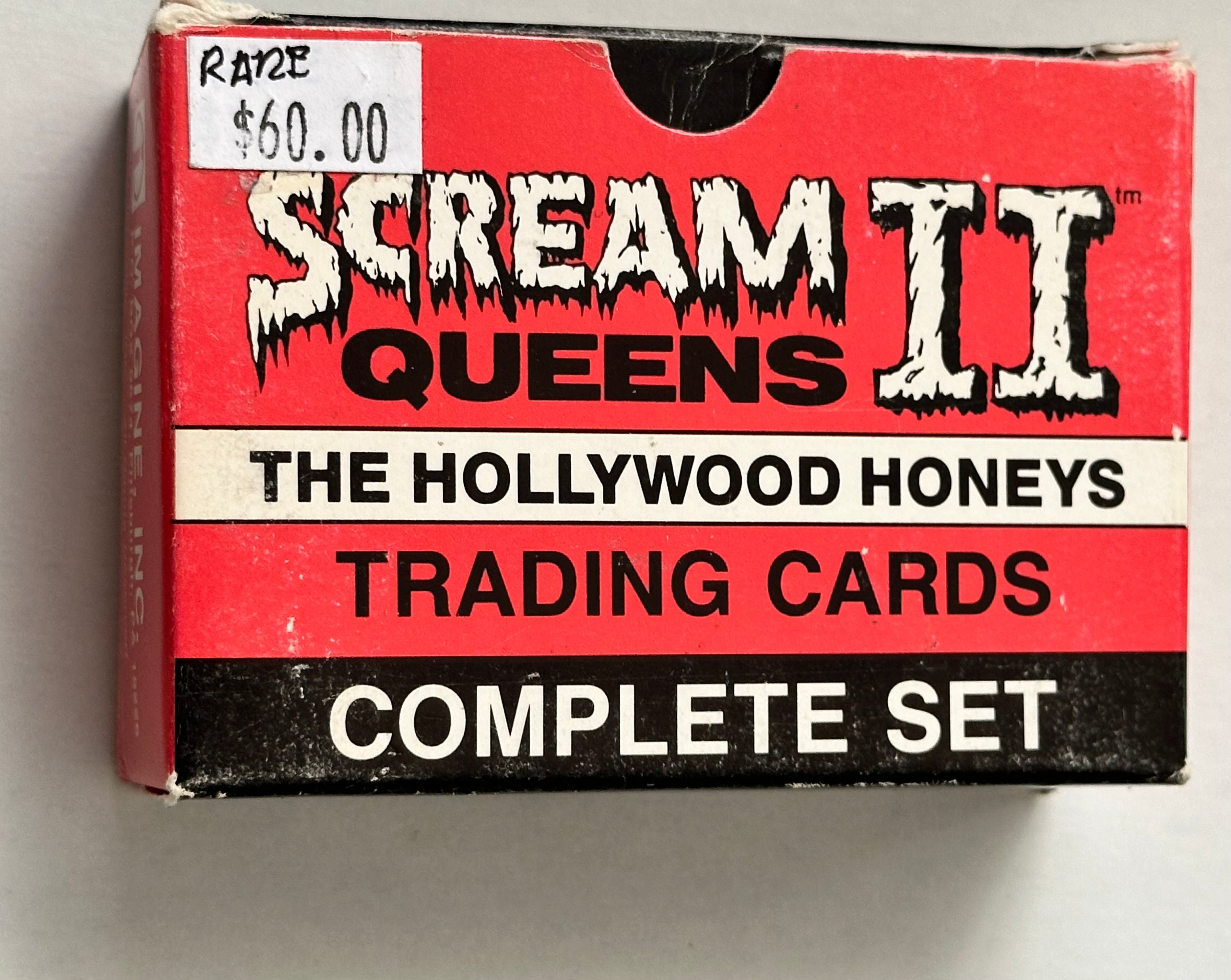 Scream Queens 2 rare cards set 1990s
