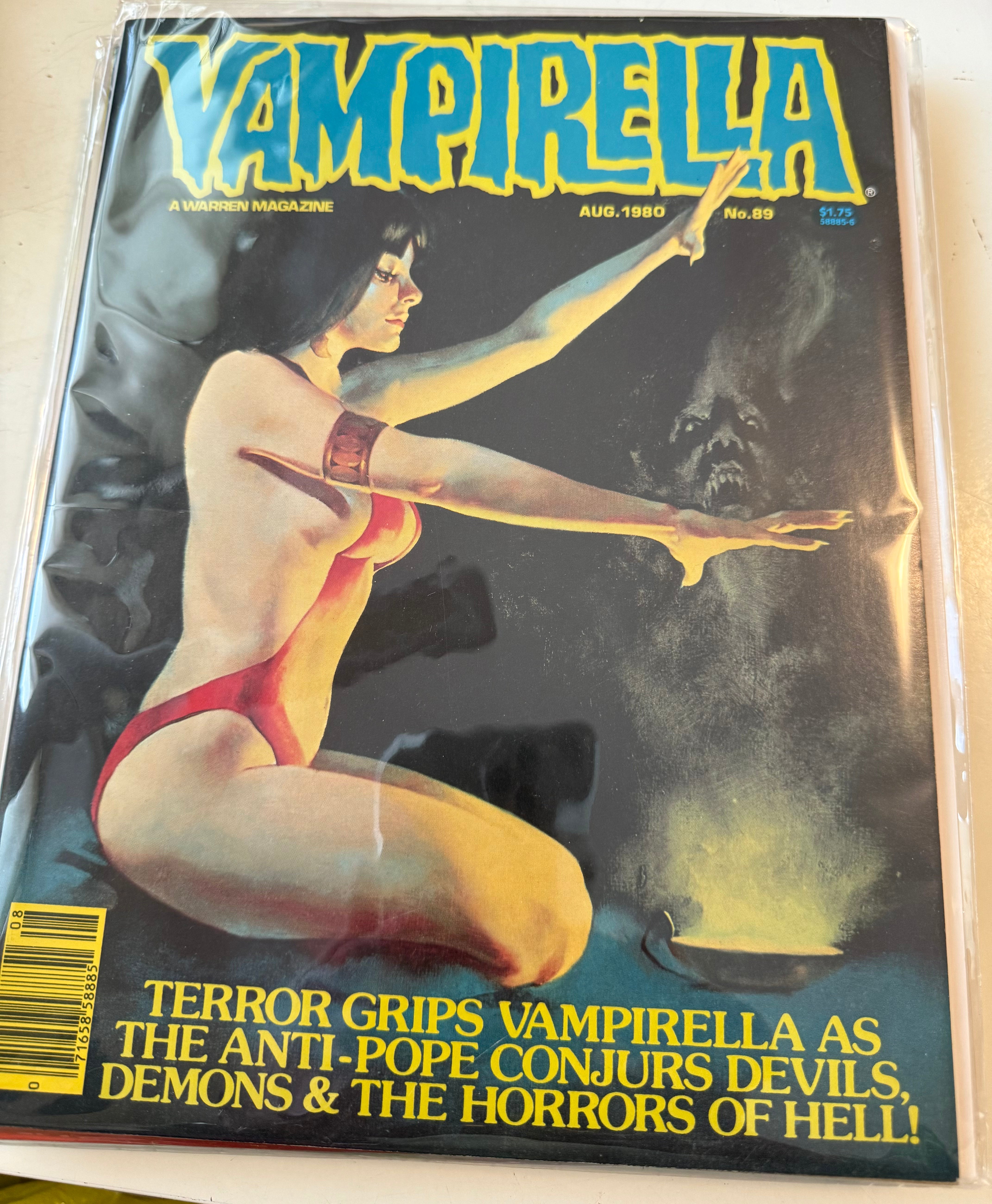 Vampirella #89 VF condition comic magazine 1989