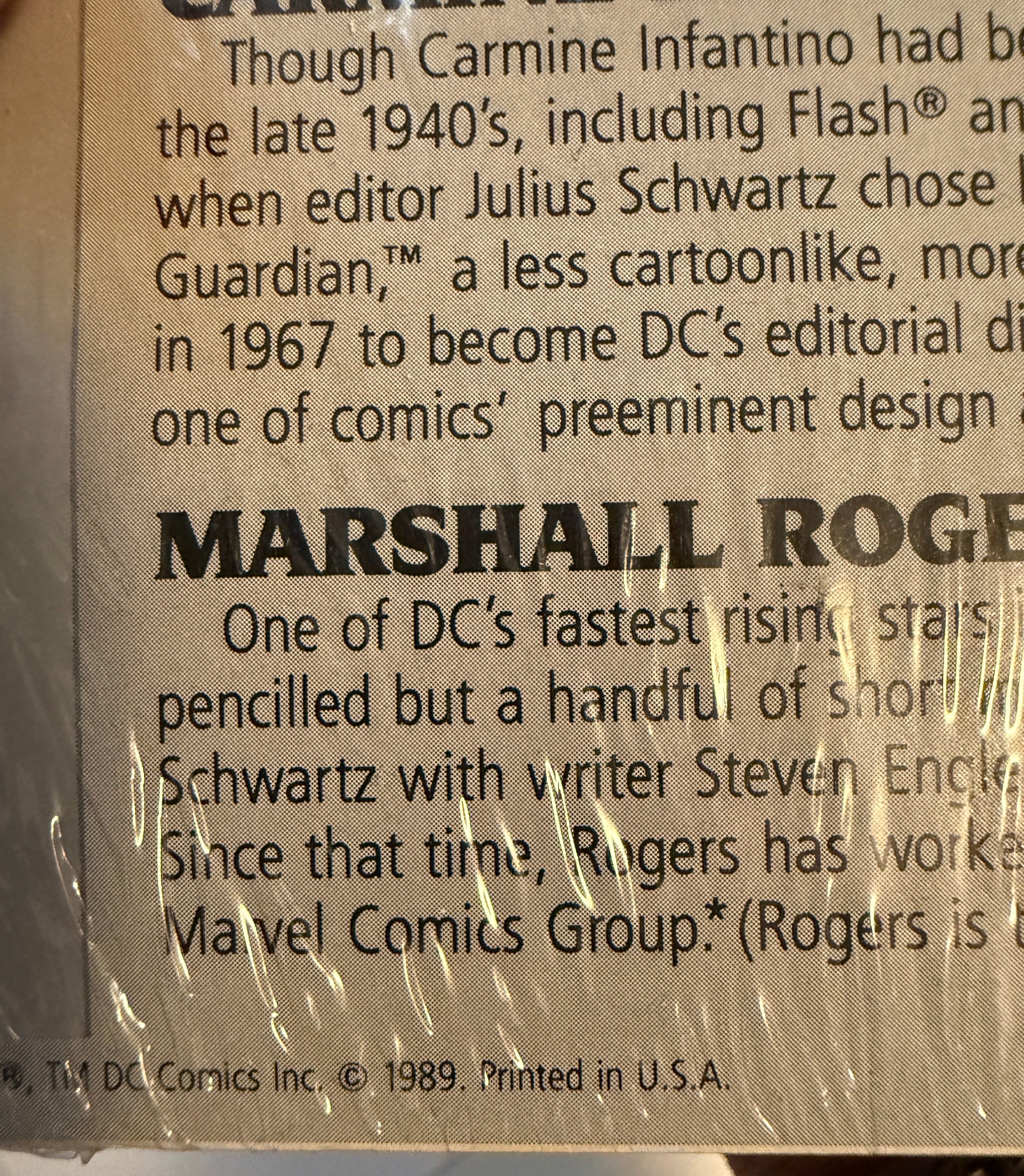 Batman and unique collectibles 4 vintage buttons set 1989