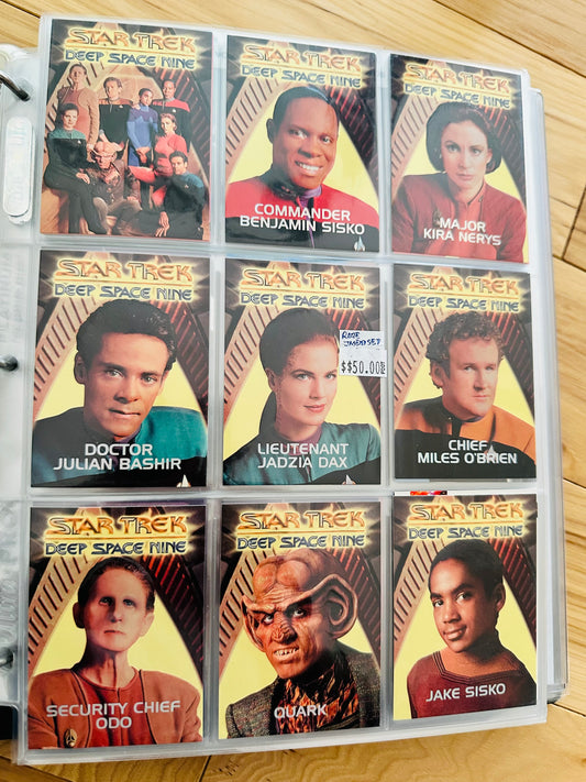 Star Trek deep space nine embossed redemption card set( mail order only) 1990s