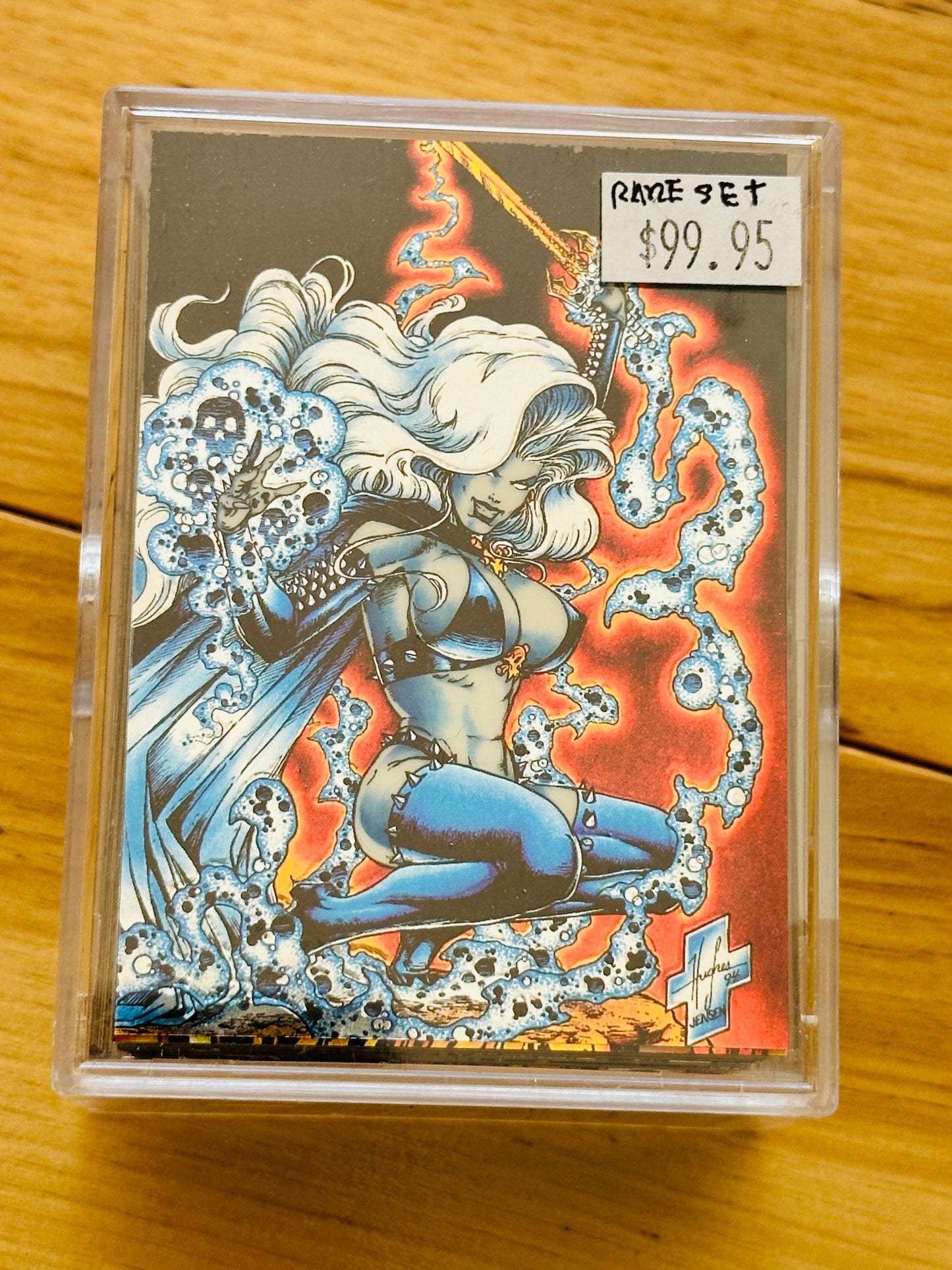 Lady Death Chrome foil high end vintage cards set