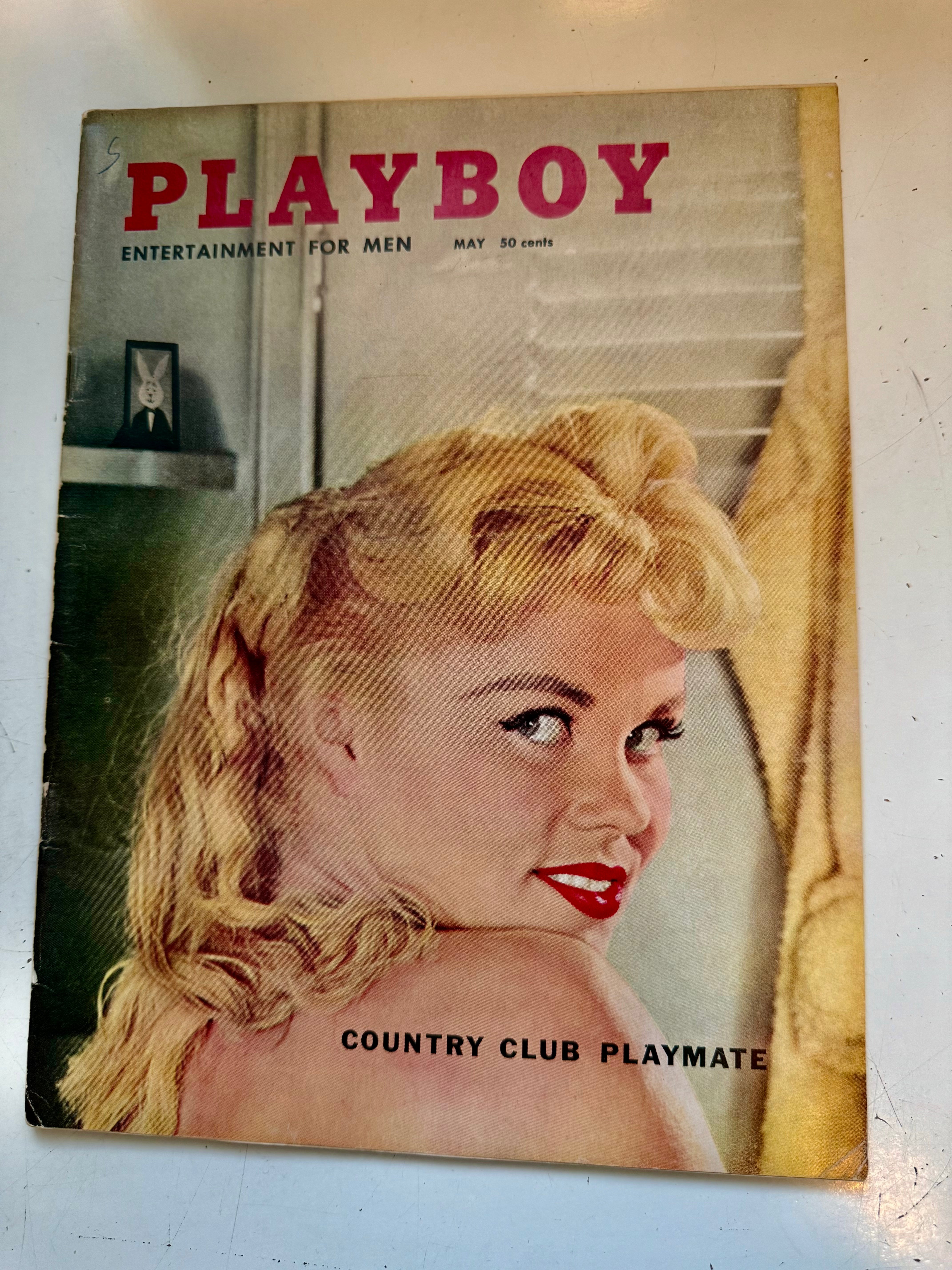 Playboy May rare vintage magazine 1958