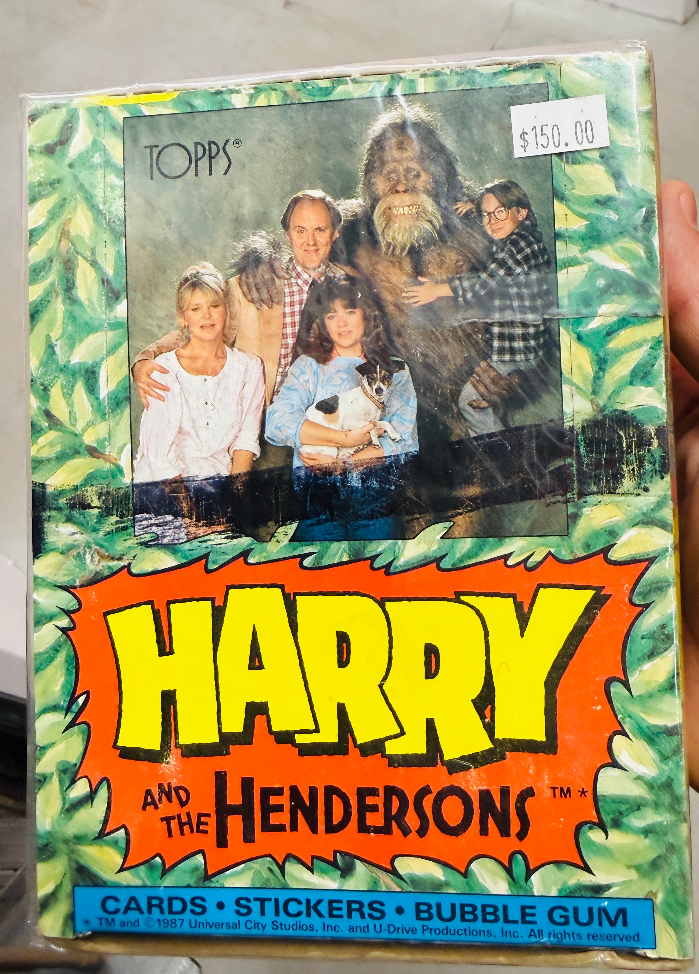 Harry and the Hendersons TV show photo cards 36 packs Box 1987
