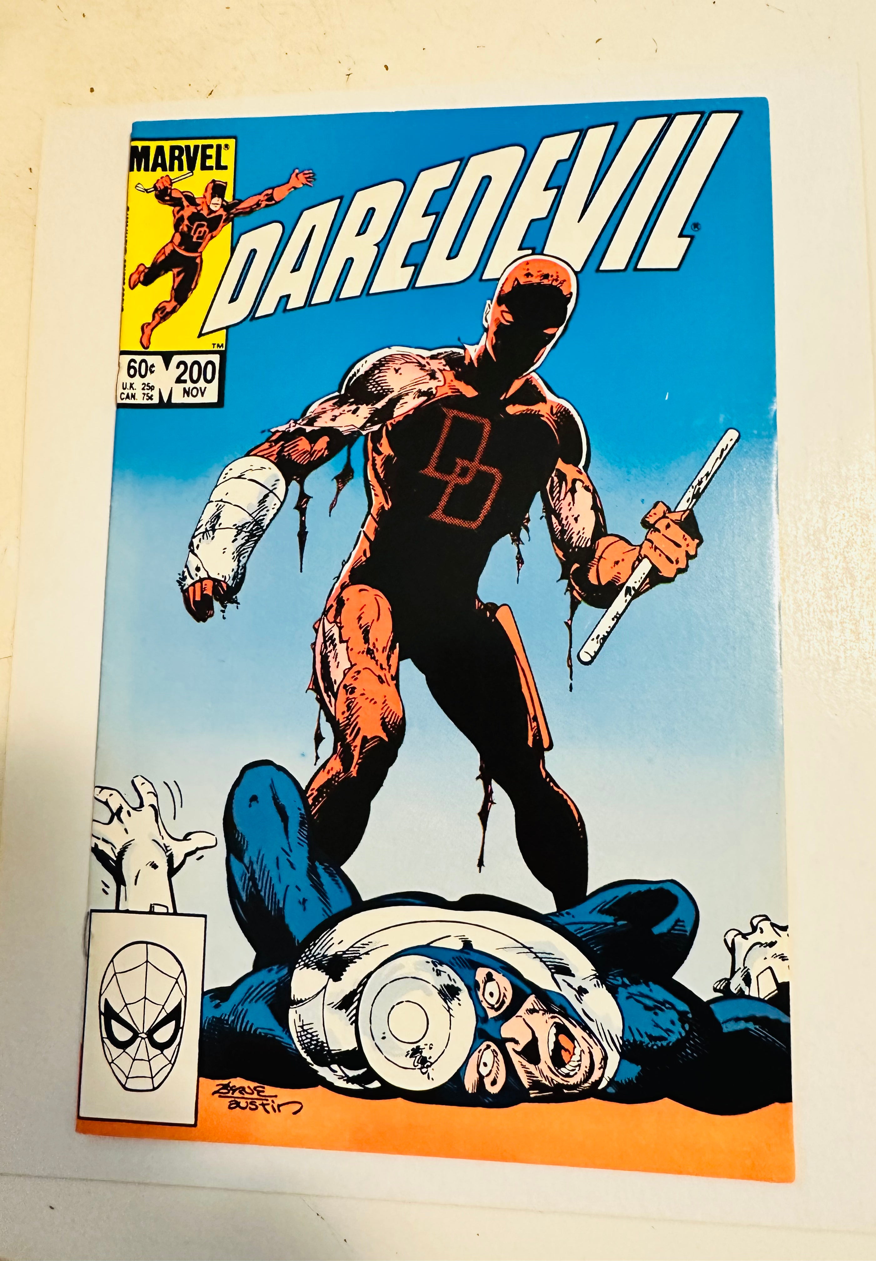 Daredevil number 200 comic book high-grade condition, 1983