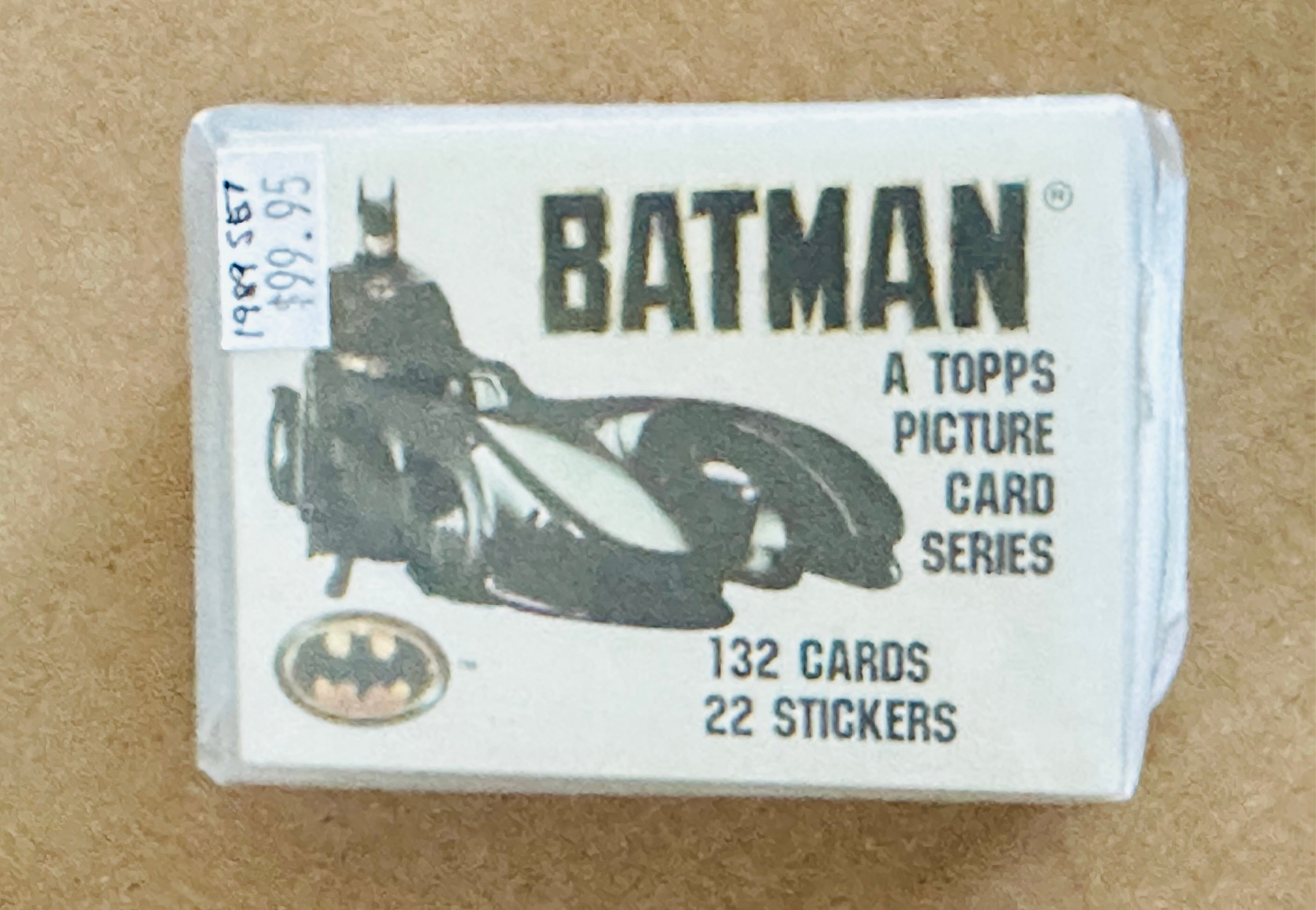 Batman movie series 1 cards and stickers set Topps 1989
