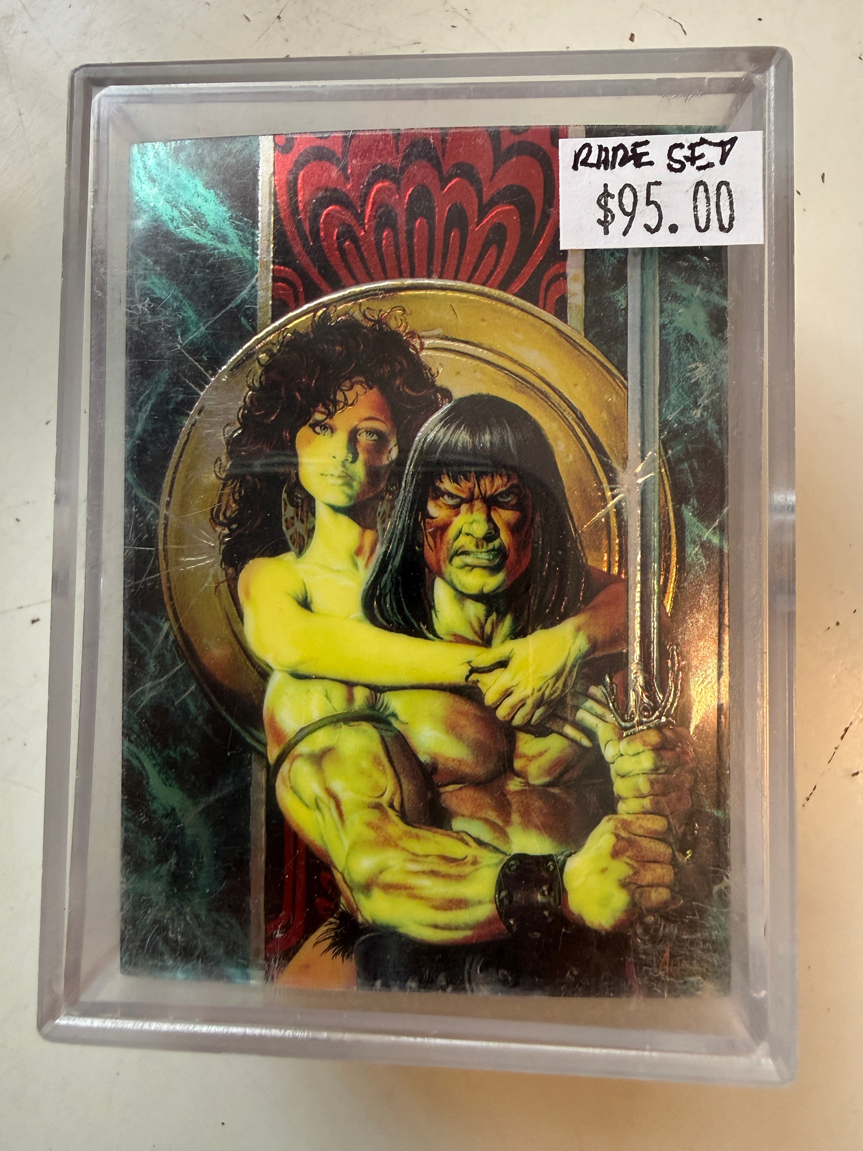 Conan chromium series 2 foil cards set 1990s