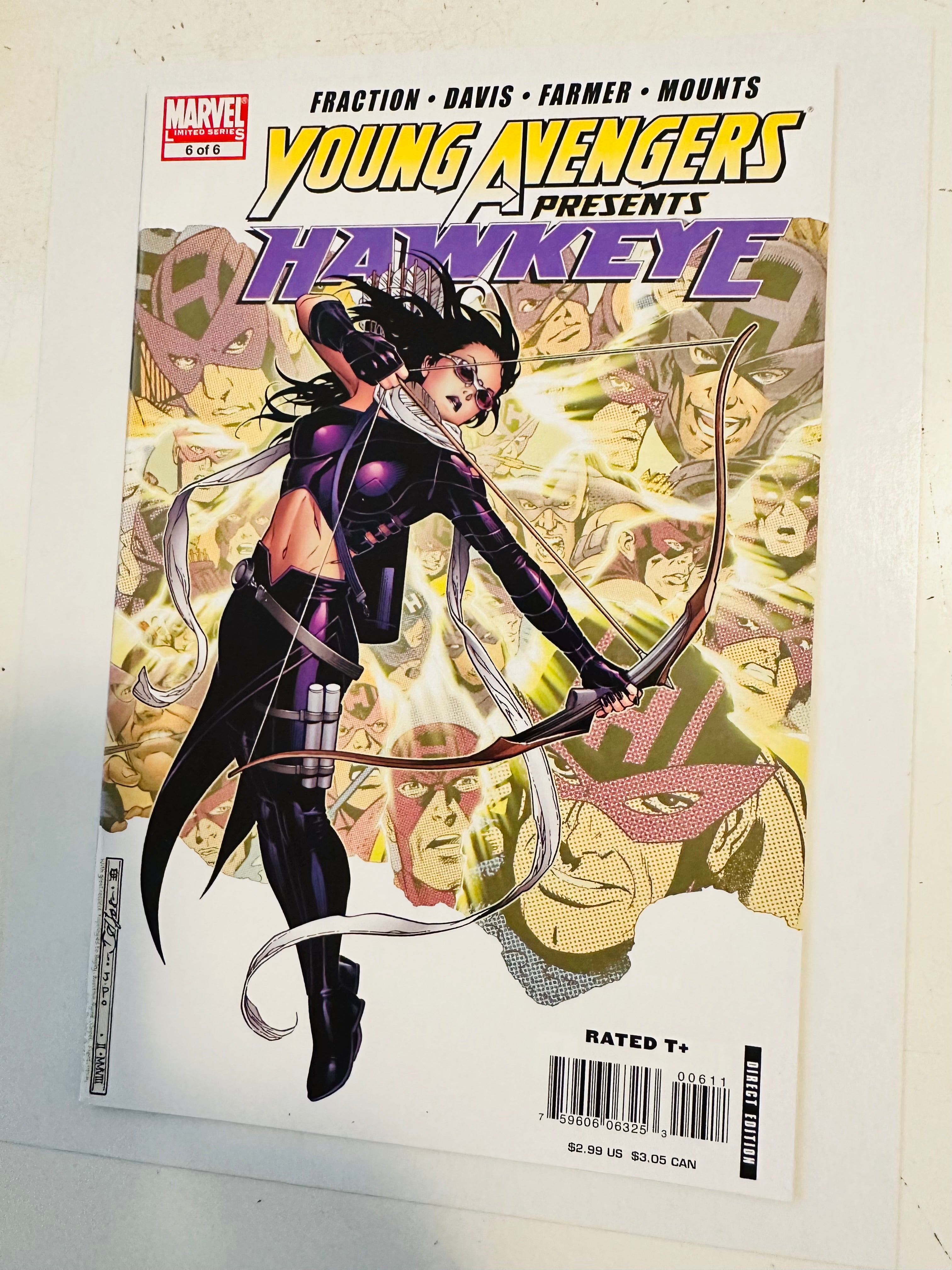 Young Avengers presents Hawkeye #6 Vf-nm comic