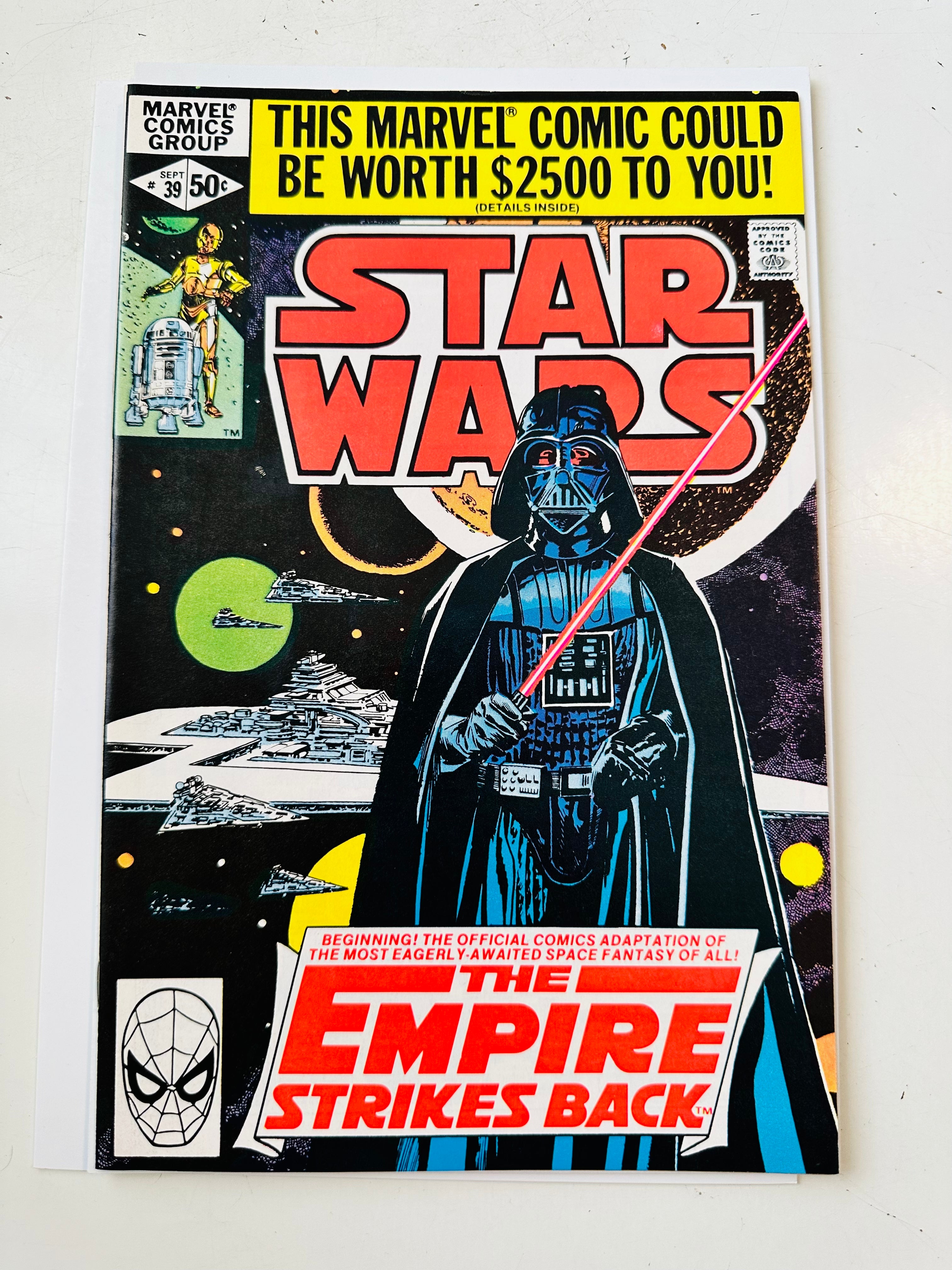 Star Wars #39 high grade comic book 1980.